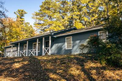 Marietta, GA Exterior Painting Transformation with Blue Paint