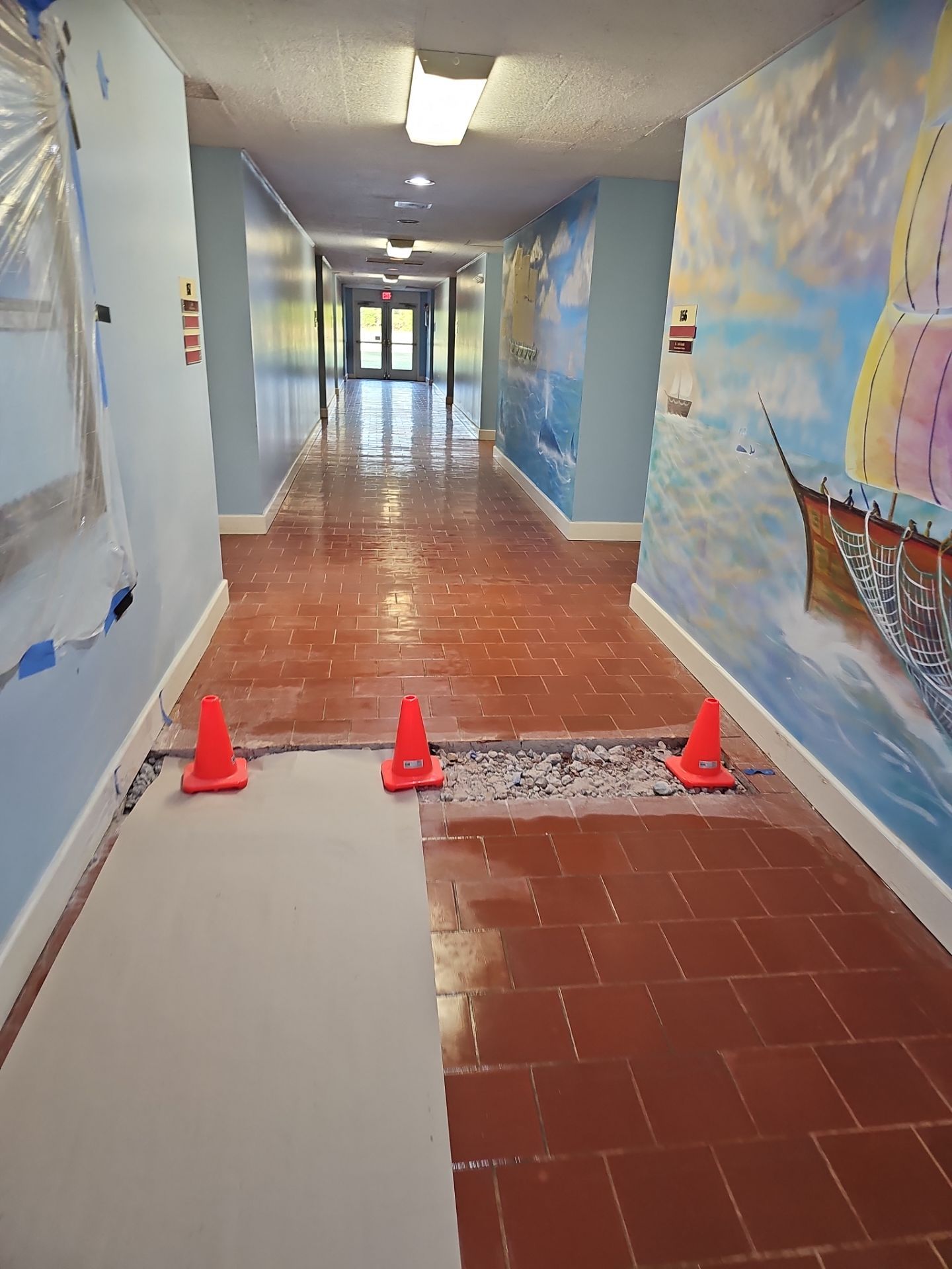 Classroom conversion to ADA Childcare Bathroom Addition by Ajayi Design and Construction 