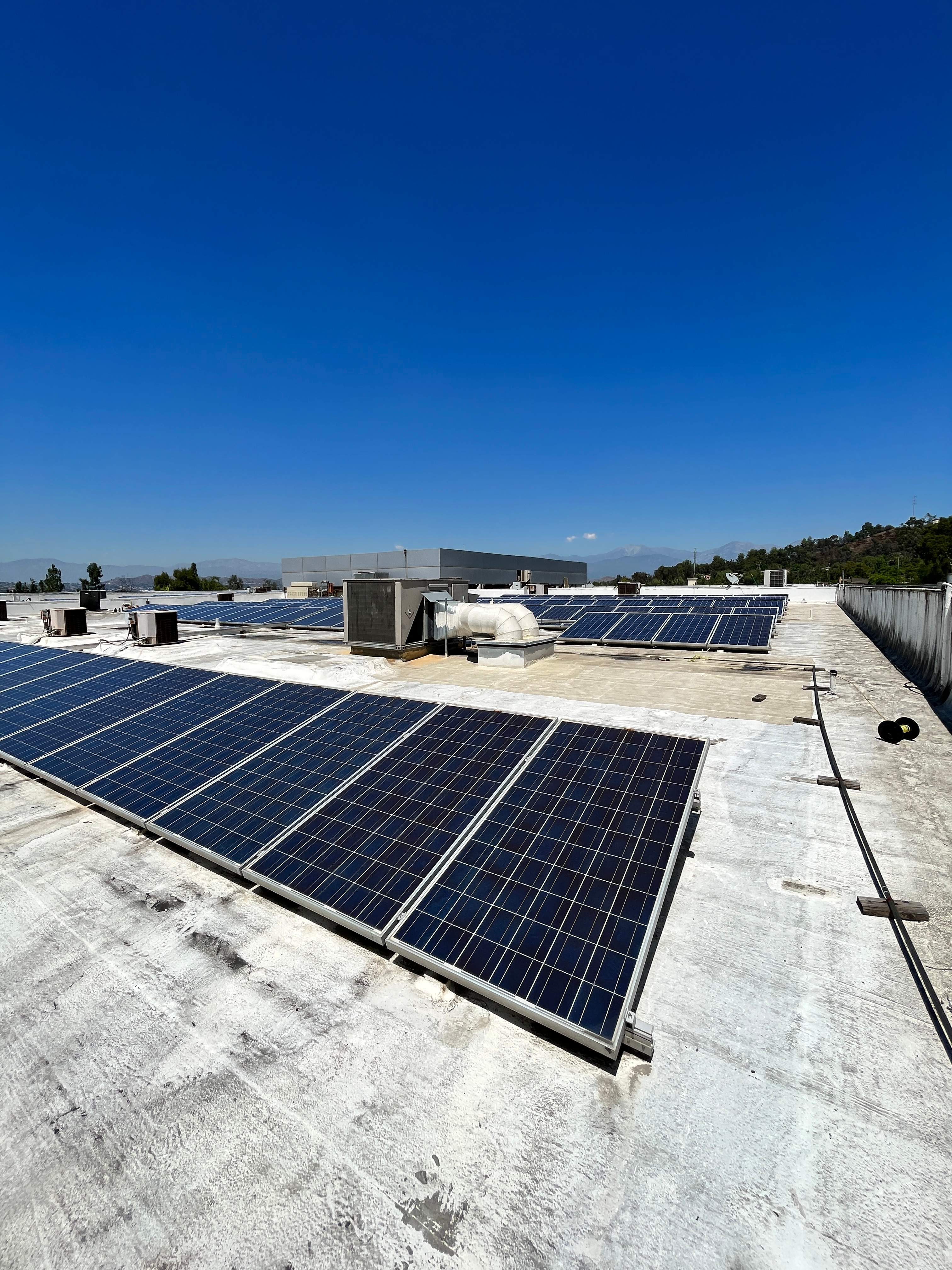 Commercial Solar Panel Cleaning in Diamond Bar, Ca by Palm Coast Solar Cleaning