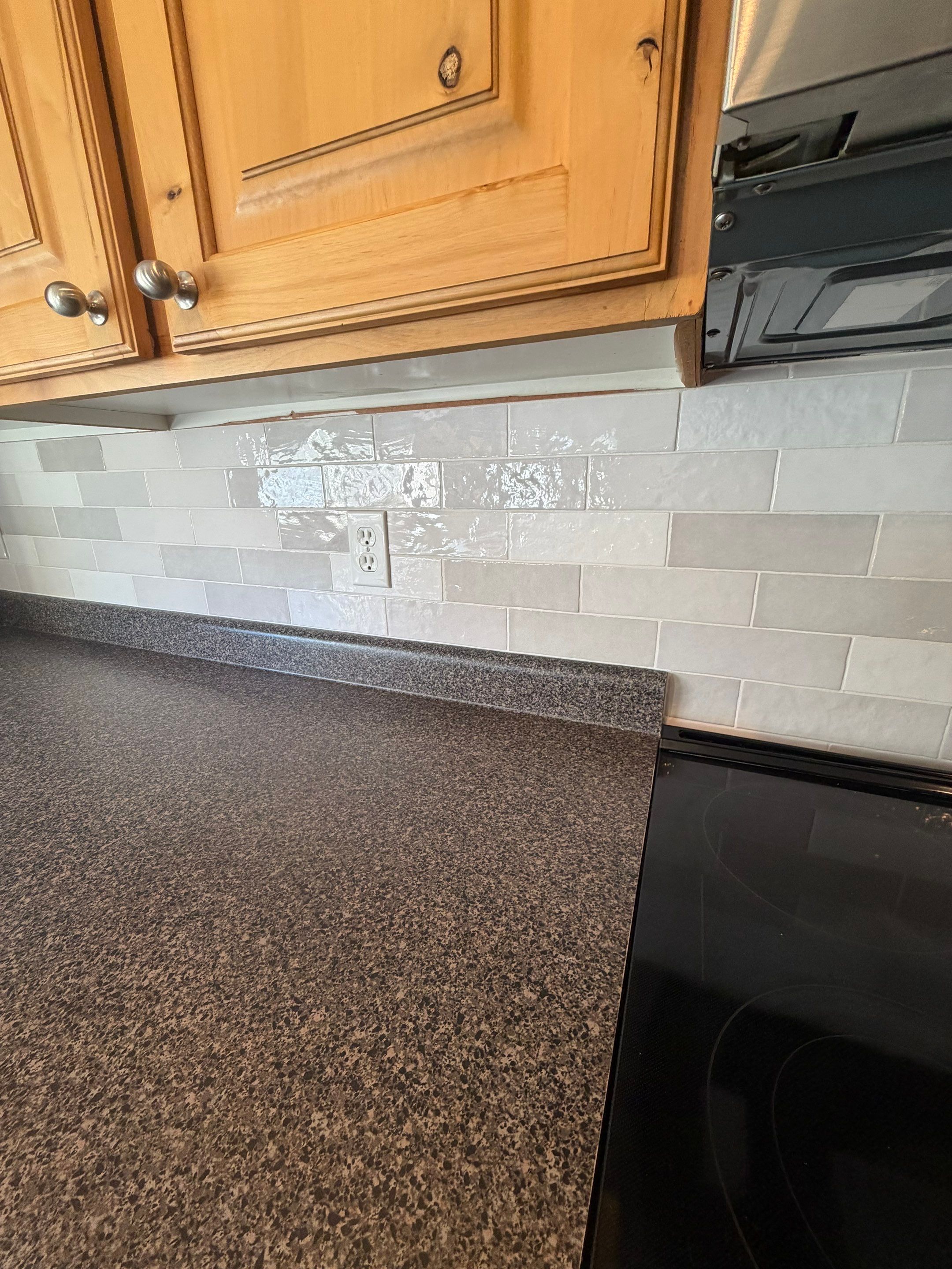 Backsplash Project in Riverton by Rudd Builders LLC