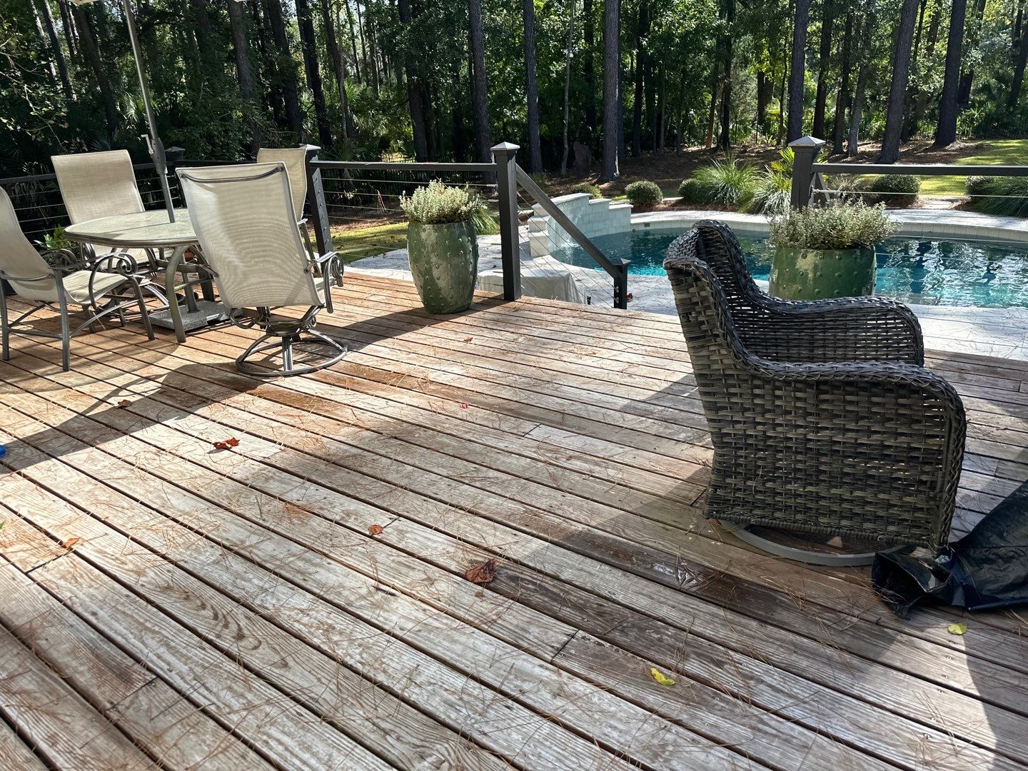 Weathered Deck using Wood Sealant by DuraSeal