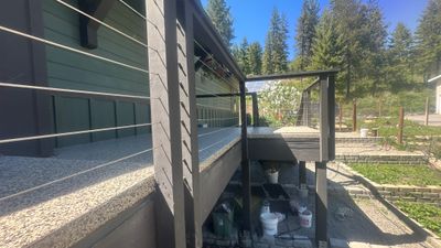 Deck Repair using Cordwood