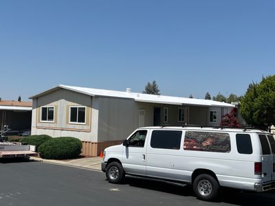 Spray foam and coatings using General Coatings acrylic coatings and spray foam