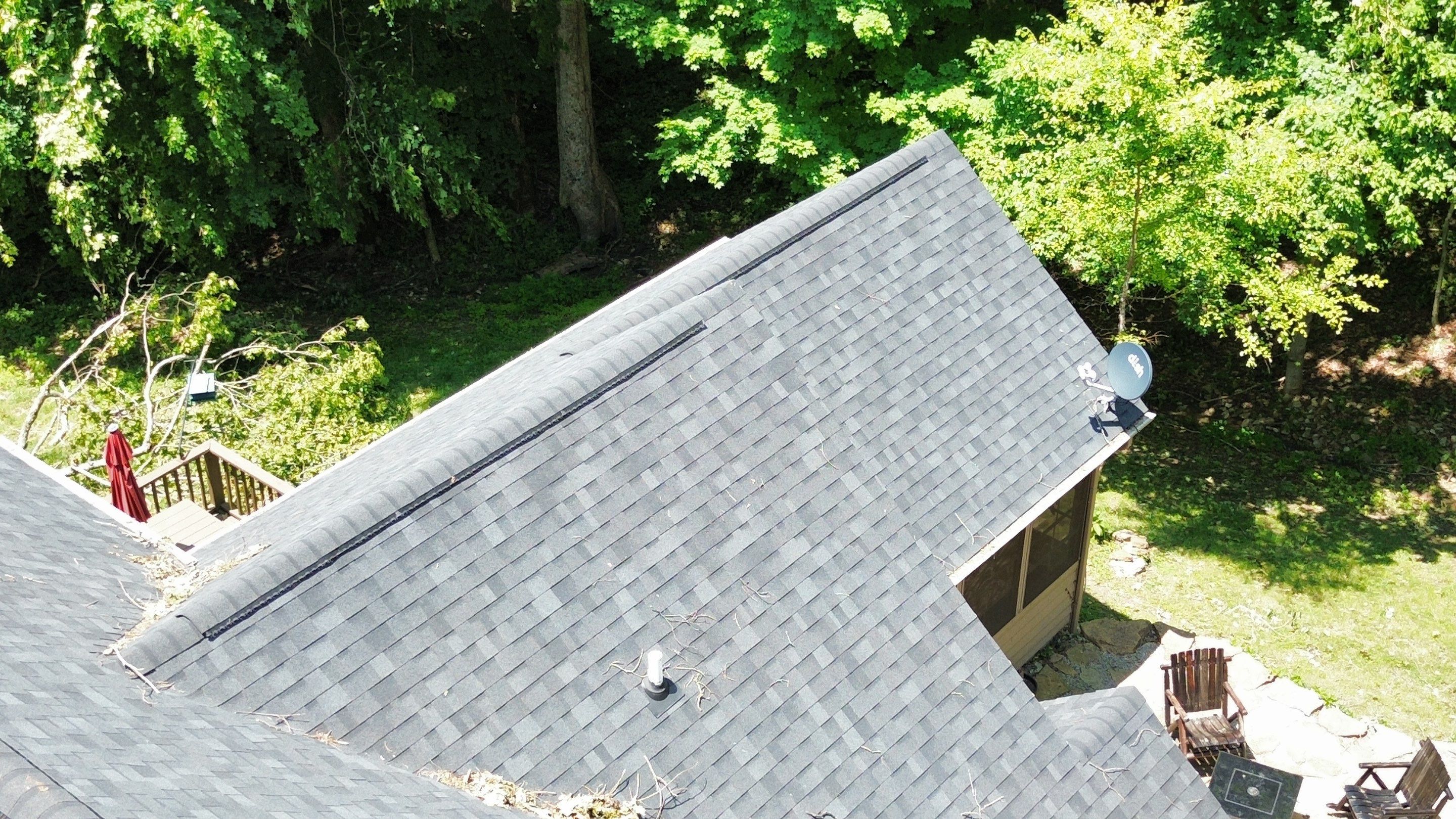 Residential Roofing Installation using Duration Series Shingles - Onyx Black by RoofX 