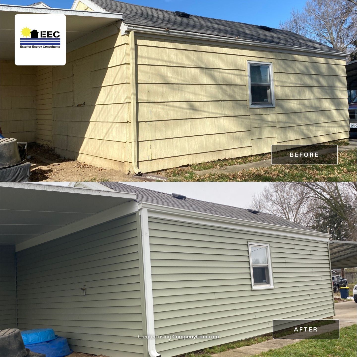 Out with old in with the new! by EEC  Windows, Siding & Roofing 