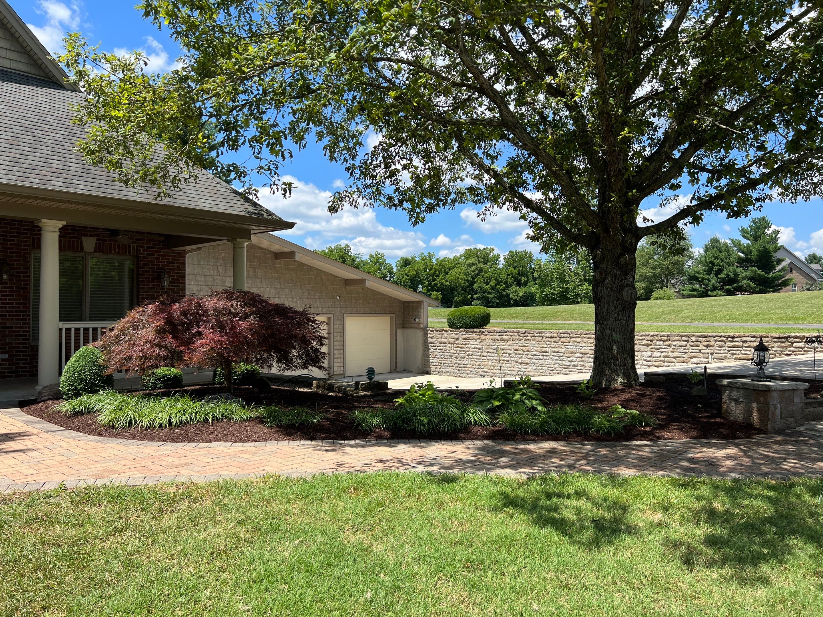Tear Out, Plant Install & Mulch by Reisenberg’s Lawn & Landscape, LLC