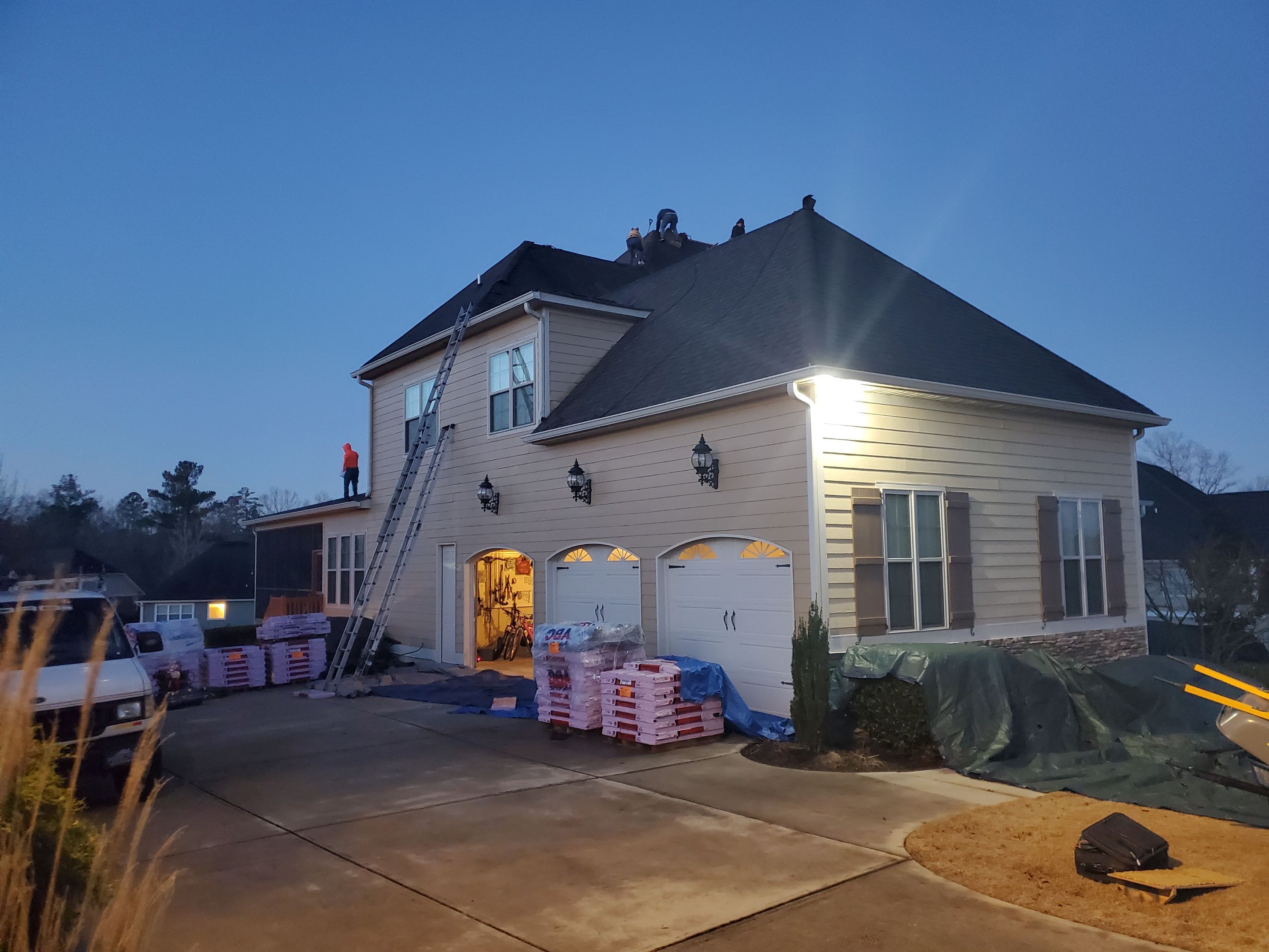 Residential Roofing Installation using Owens Corning by Inspector Roofing and Restoration