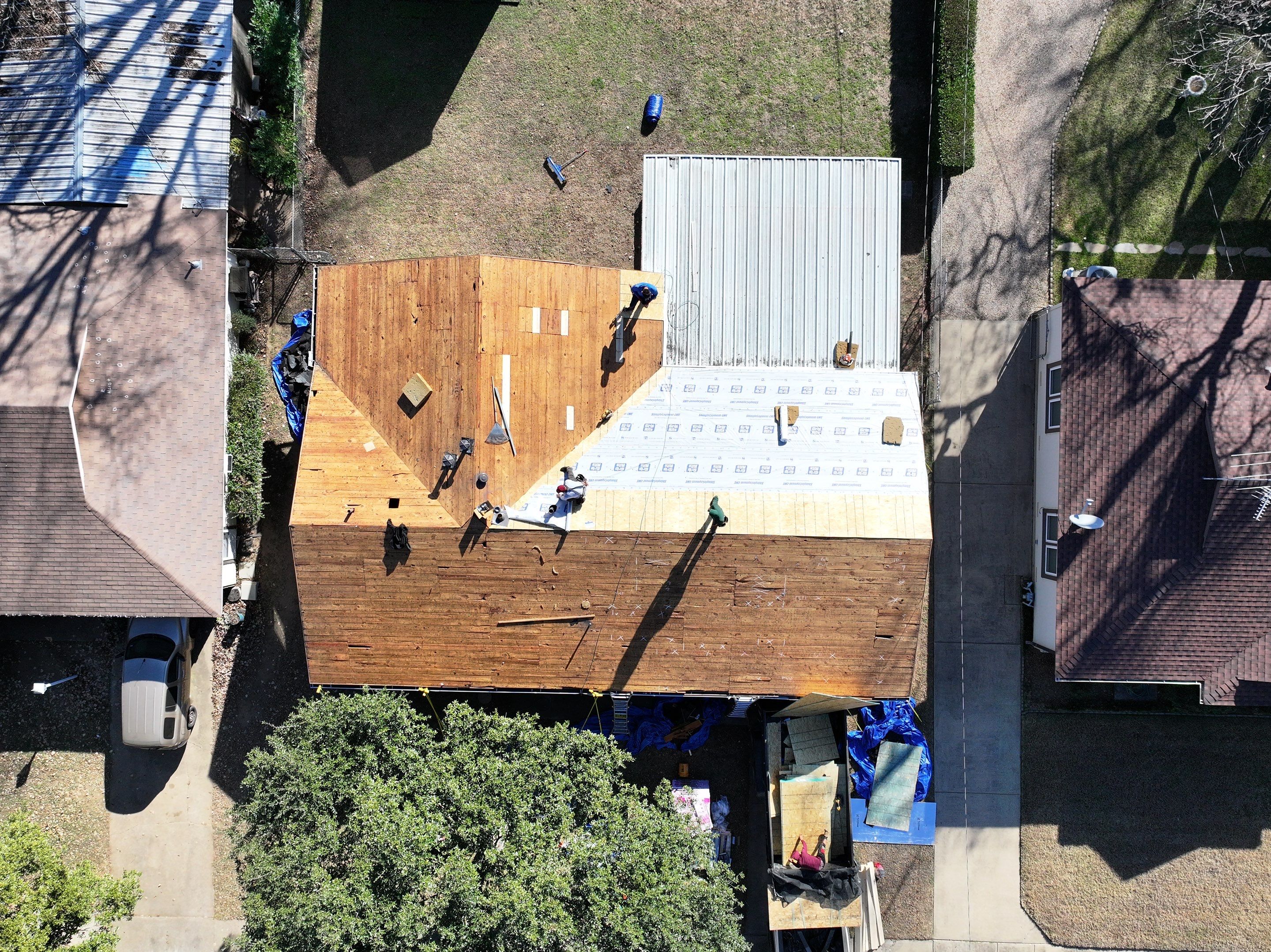 Owens Corning Duration Harbor blue, New Decking!!! by Becker Roofing and Exteriors