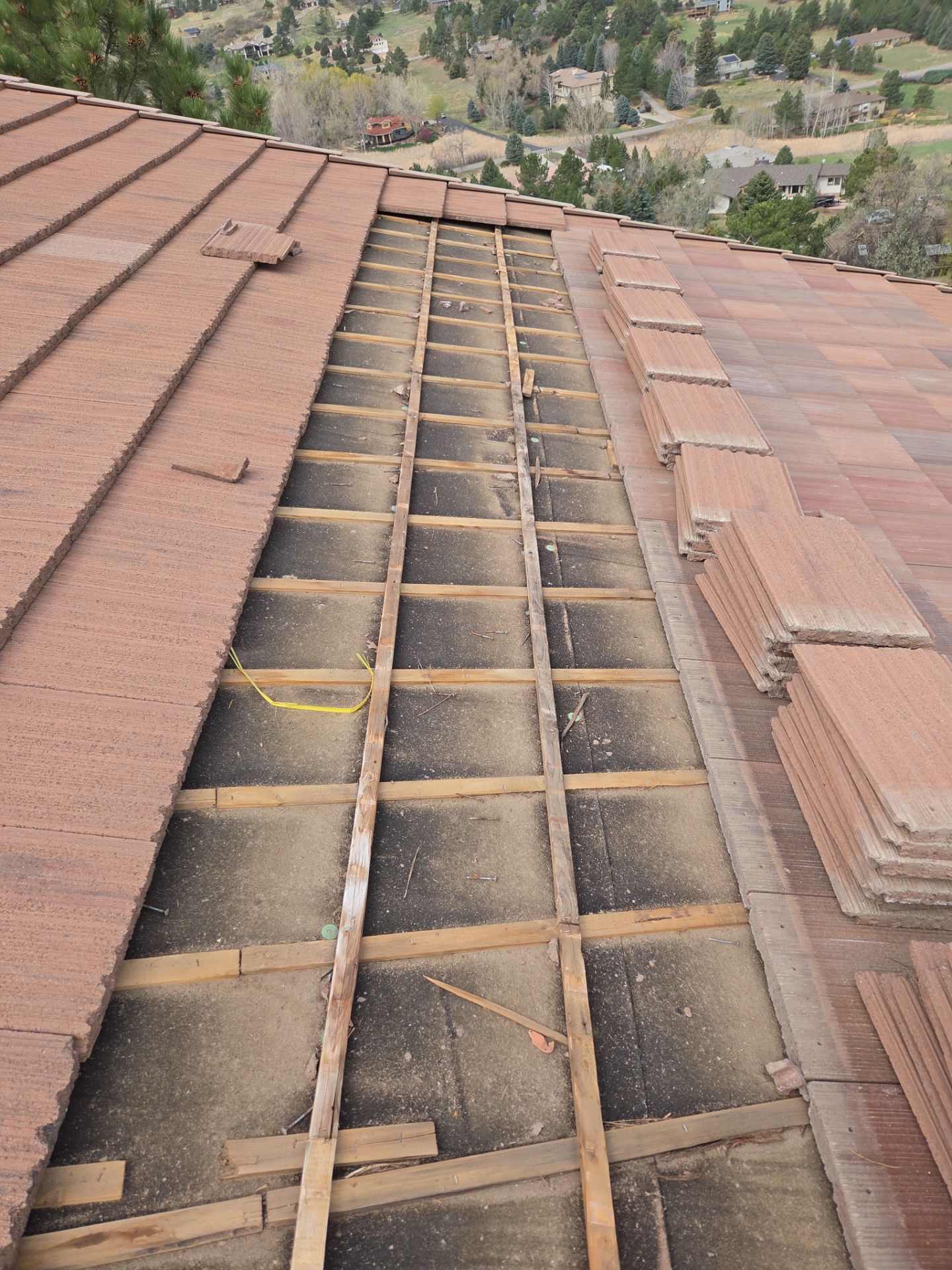 Tile roof by RTP Roofing Company