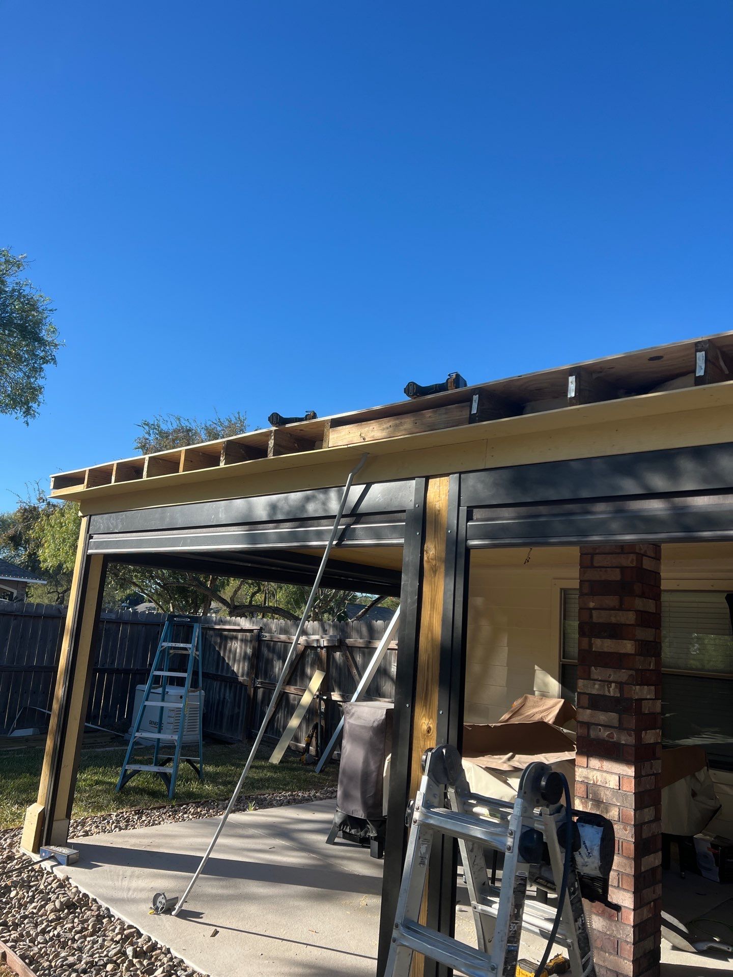 It Ain't Easy getting Shady  by Bayfront Roofing and Construction
