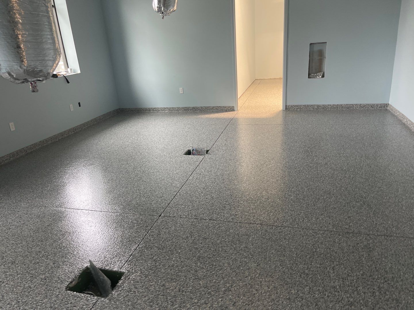 Hawthorne Library-Maker Space in Slatestone by Cross Creek Concrete Coatings