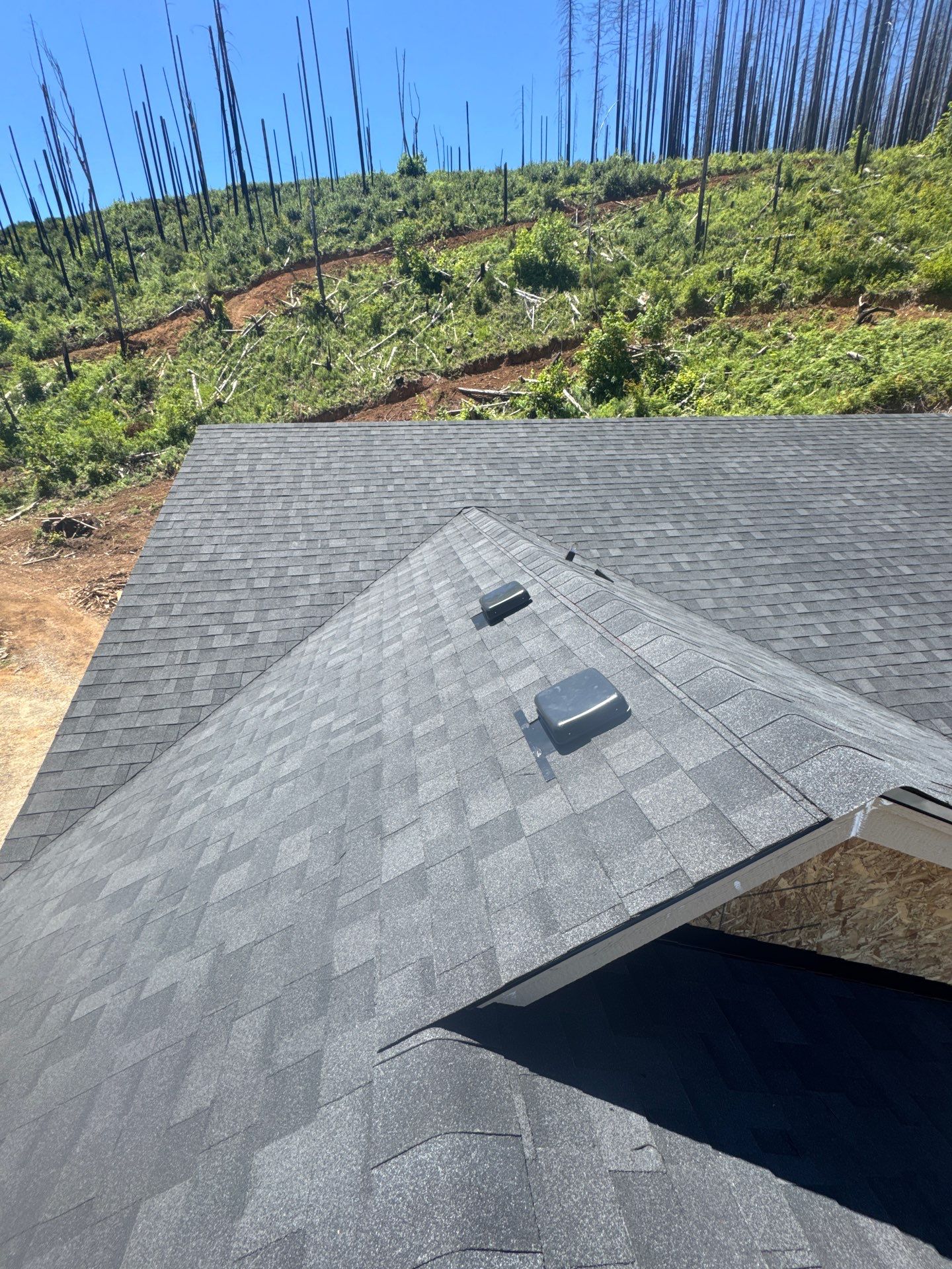 Architectural Shingle Roof Installation for New Construction in Vida by BEST Roofing & Waterproofing