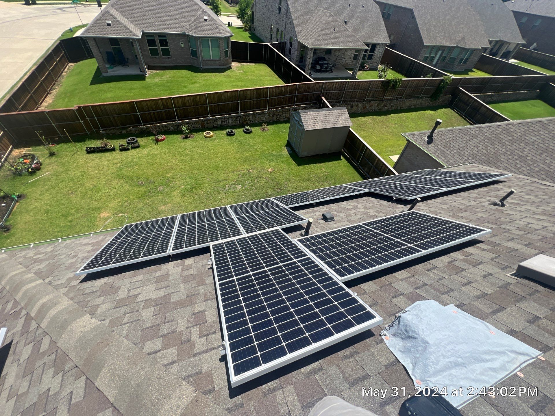 D&R in Prosper Tx using Solar Panels by Sunaura Solar