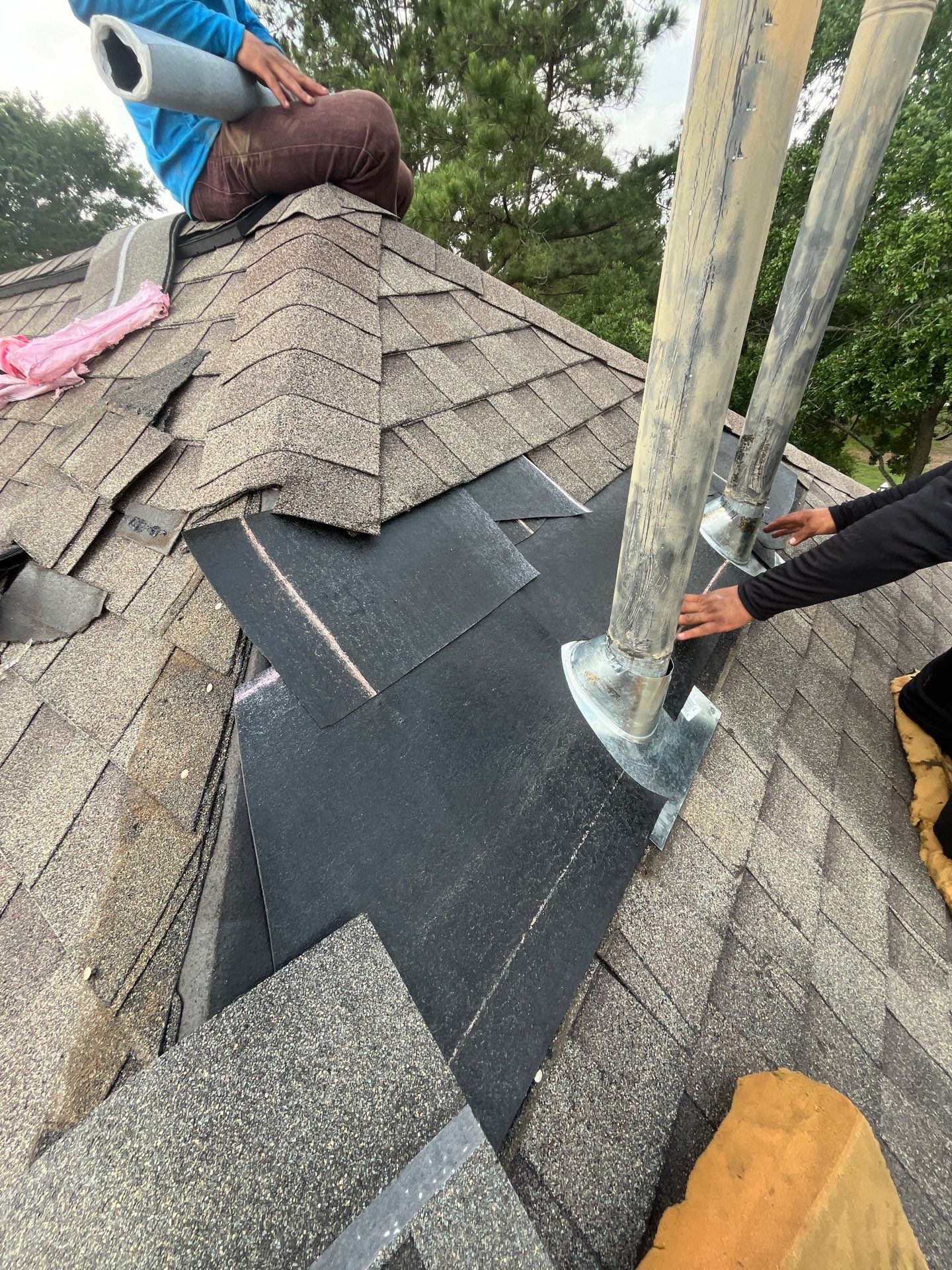 Hail Damage using Owen's Corning Duration (Lifetime) Shingles by Roof Repair Company