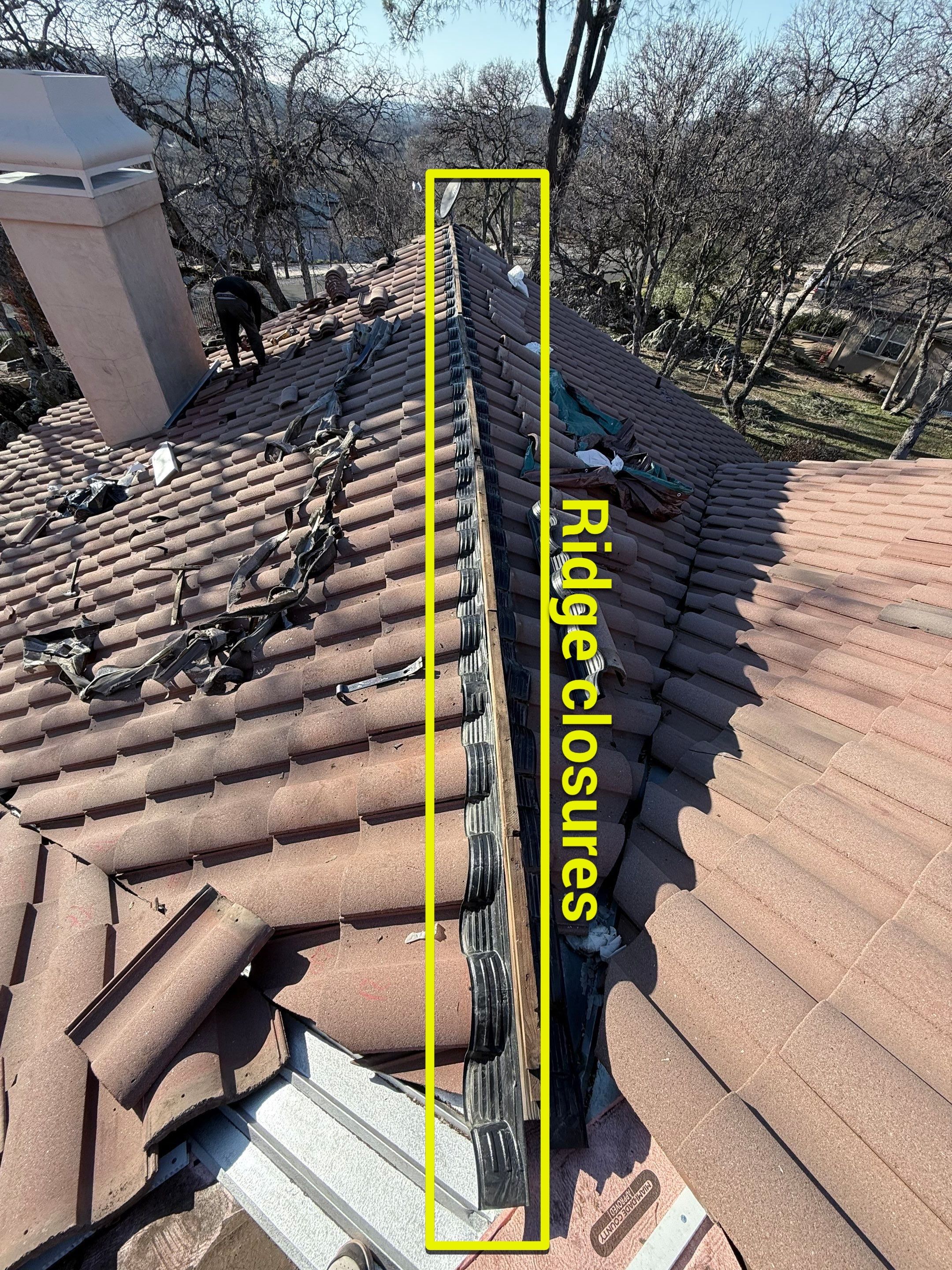 Residential Tile Roof Repair by Nextop Roofing