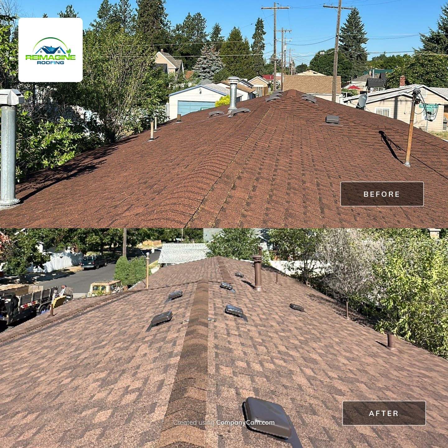 Brownwood Shingles by Reimagine Roofing