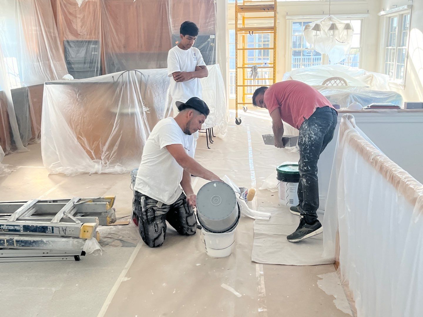Interior Painting and Drywall Repair for Avalon Coastal Home by FreshCoat Works LLC