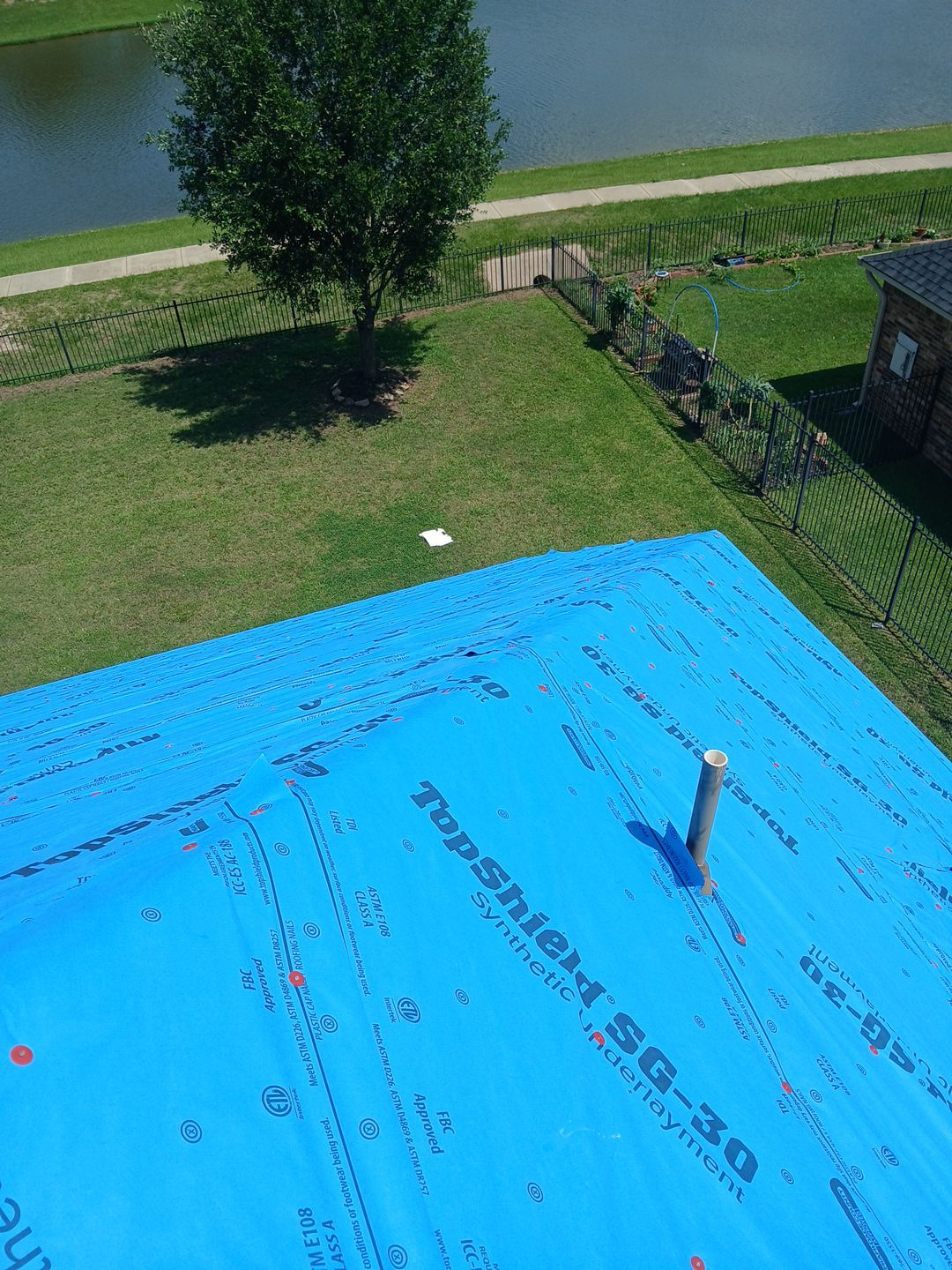 Residential Roofing Installation using Owen's Corning Duration (Lifetime) Shingles by Roof Repair Company