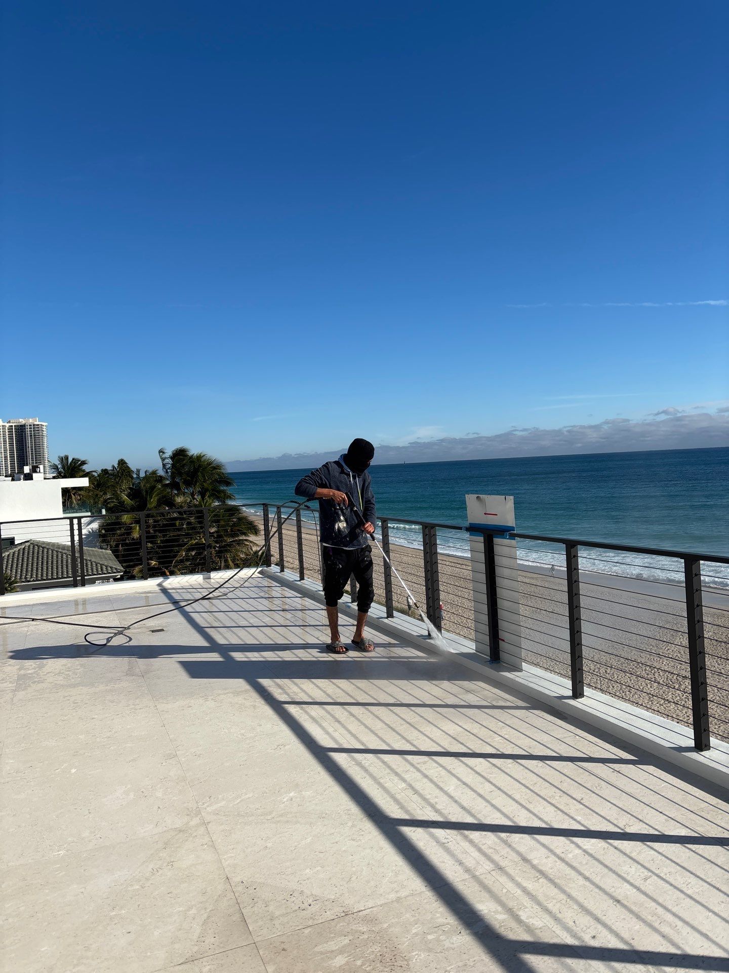 Oceanfront New Home Painting by John “The Greek” Painting