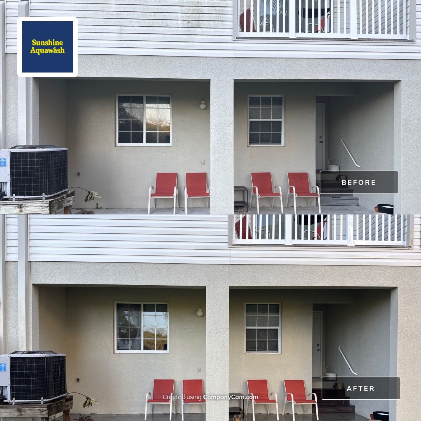 3-Story Townhome House Wash Near Manatee River | Riverbay Townhomes, Palmetto, FL by Sunshine AquaWash