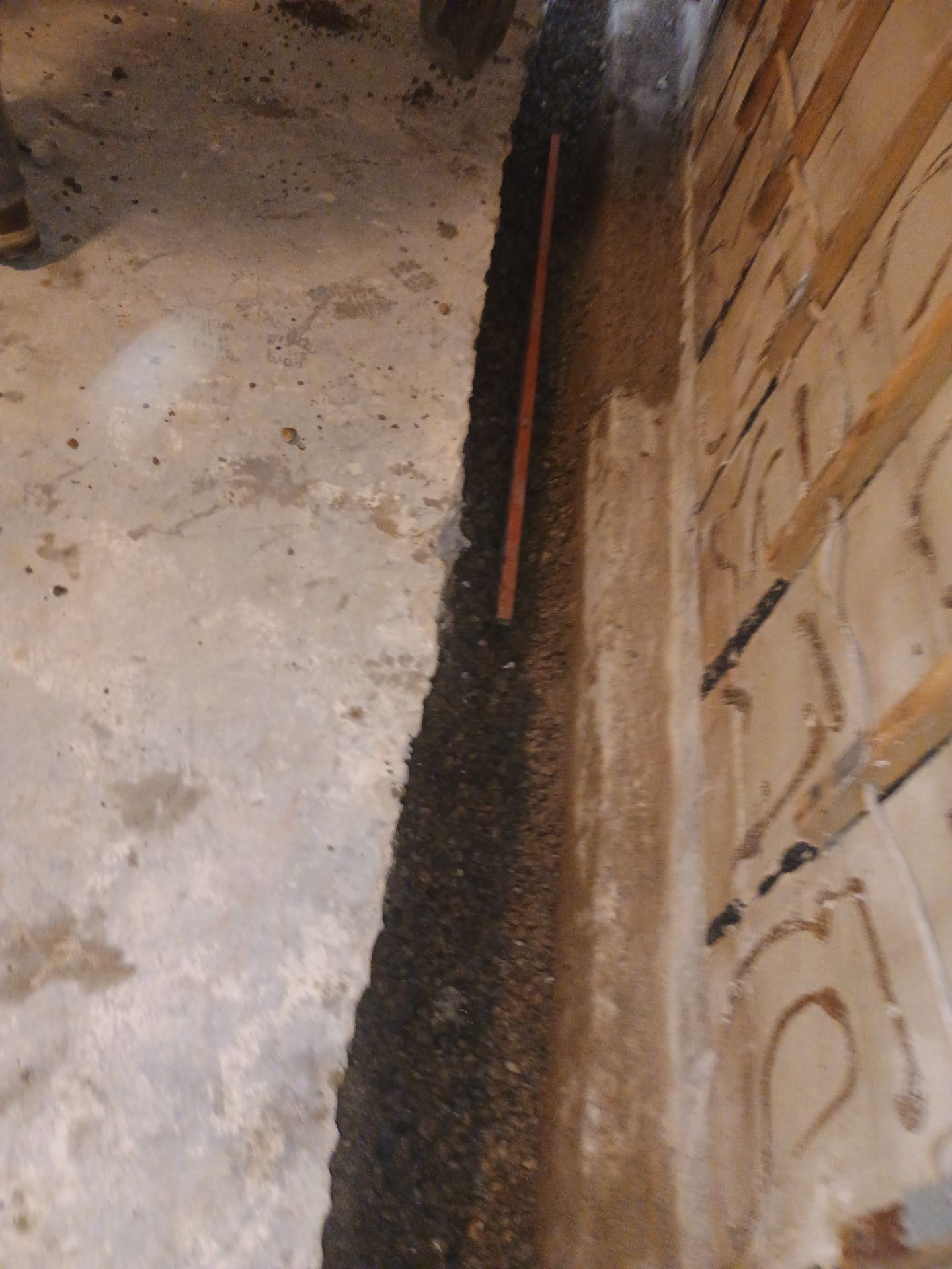 Drain tile for Kael in New Brighton by Waterproofing Northeast