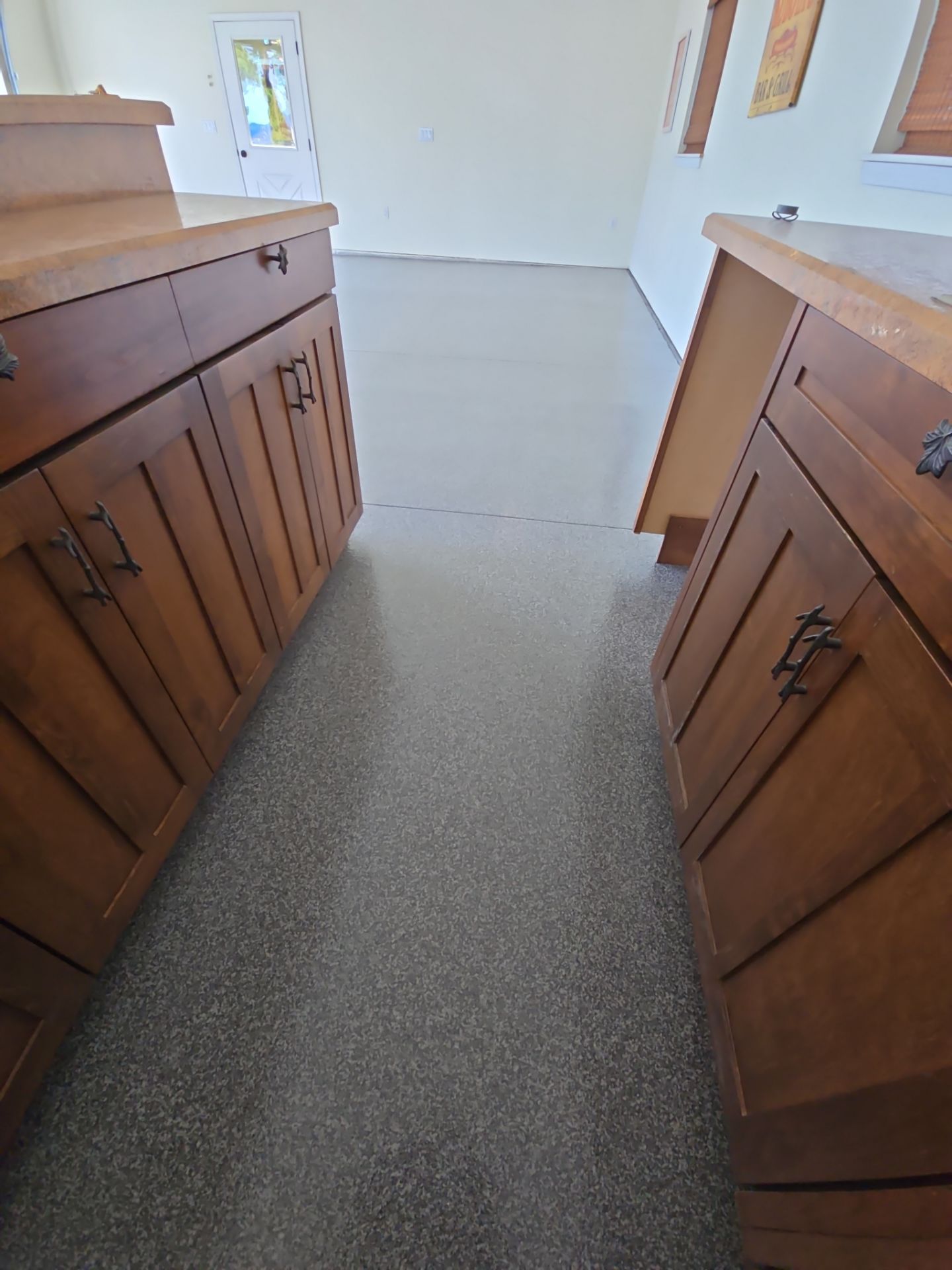 Garage Transformation using Greystone 1/8" by Croc Coatings, LLC