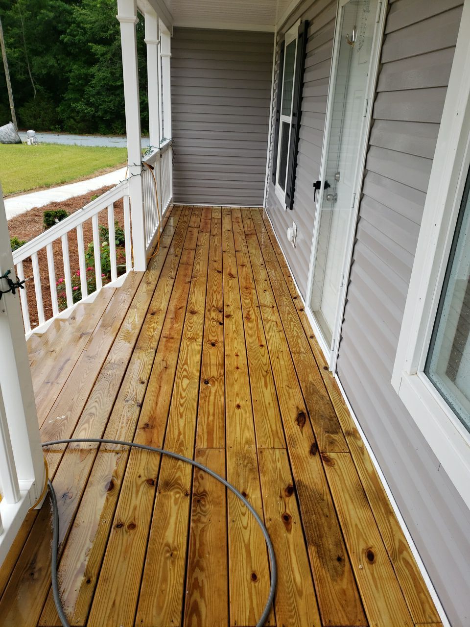 House Wash using cleaner by Power Wash Masters LLC