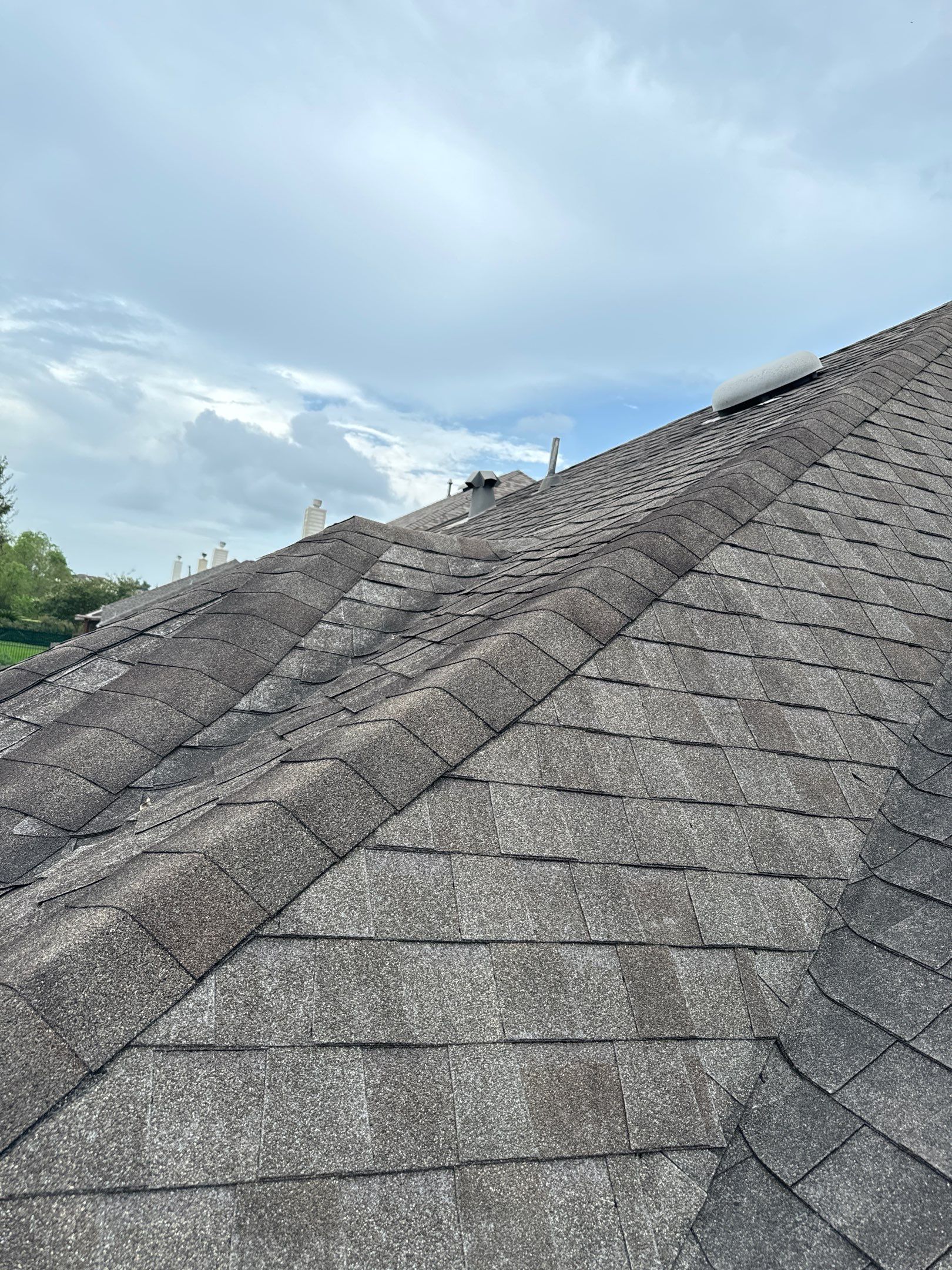Residential Roofing Installation using GAF Timberline HDZ (weathered wood) by WABO Roofing Systems 