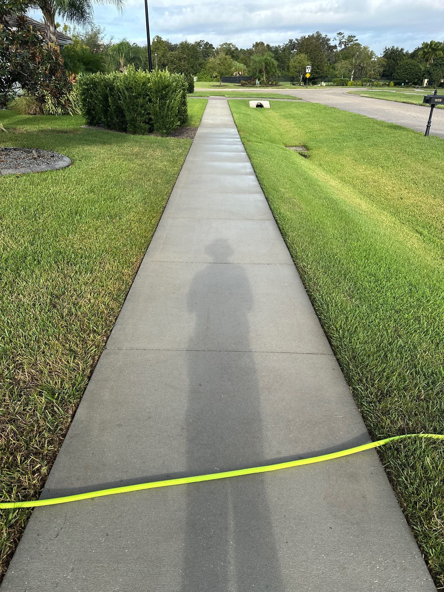 Paver Driveway, Sidewalk, and Culvert Cleaning in Winding River Community, Bradenton, FL by Sunshine AquaWash
