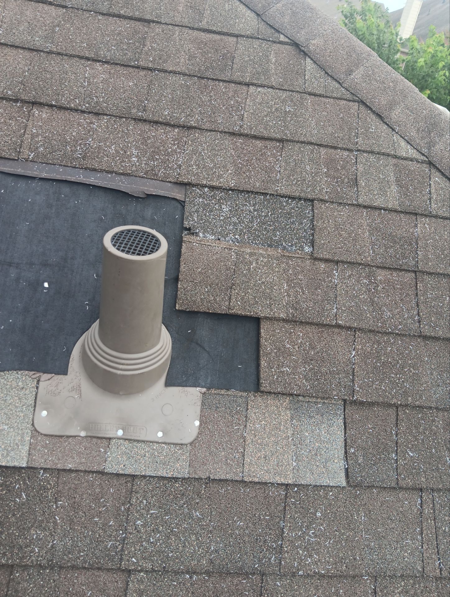 Hail Damage using Owen's Corning Duration (Lifetime) Shingles by Roof Repair Company
