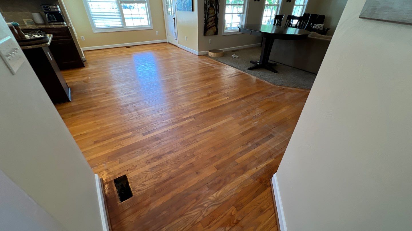 Hardwood Renewal  using Finish Em by Monster Clean