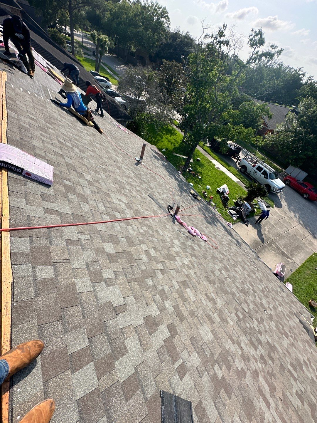 Residential Roofing Installation using Owen's Corning Duration (Lifetime) Shingles by Roof Repair Company