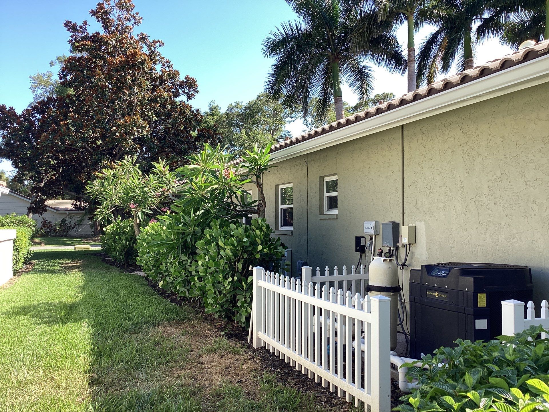 White Gutter Installation in Sarasota FL by Gutter Professors