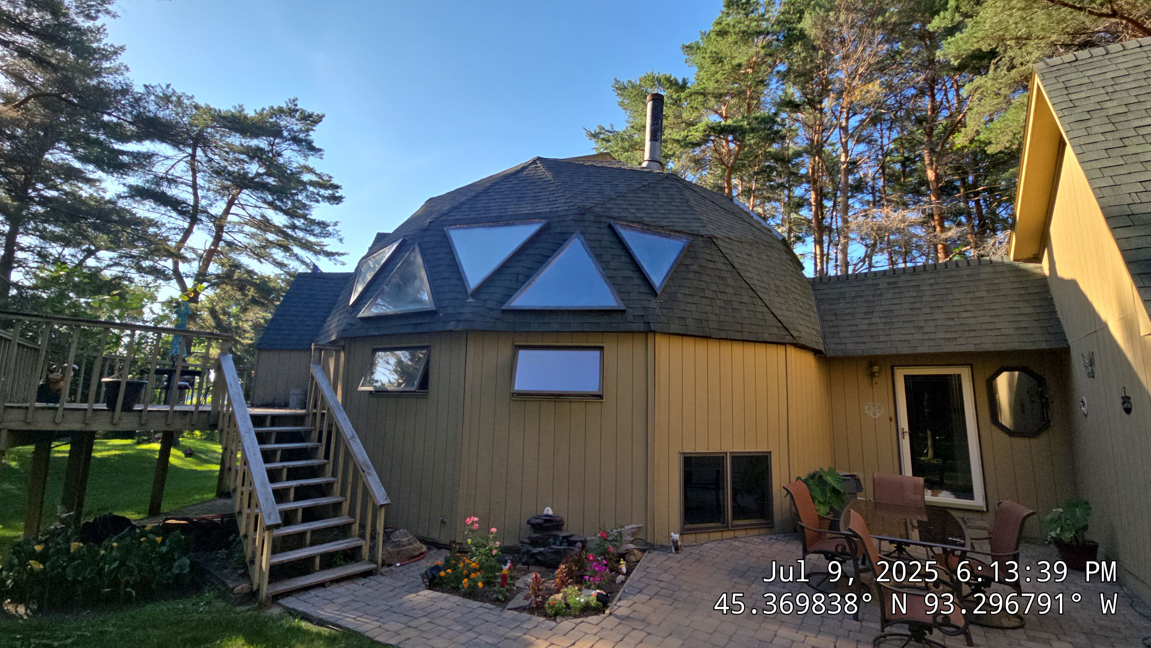 Roof Replacement on Dome House in Oak Grove  by Ascension Roofing & Siding