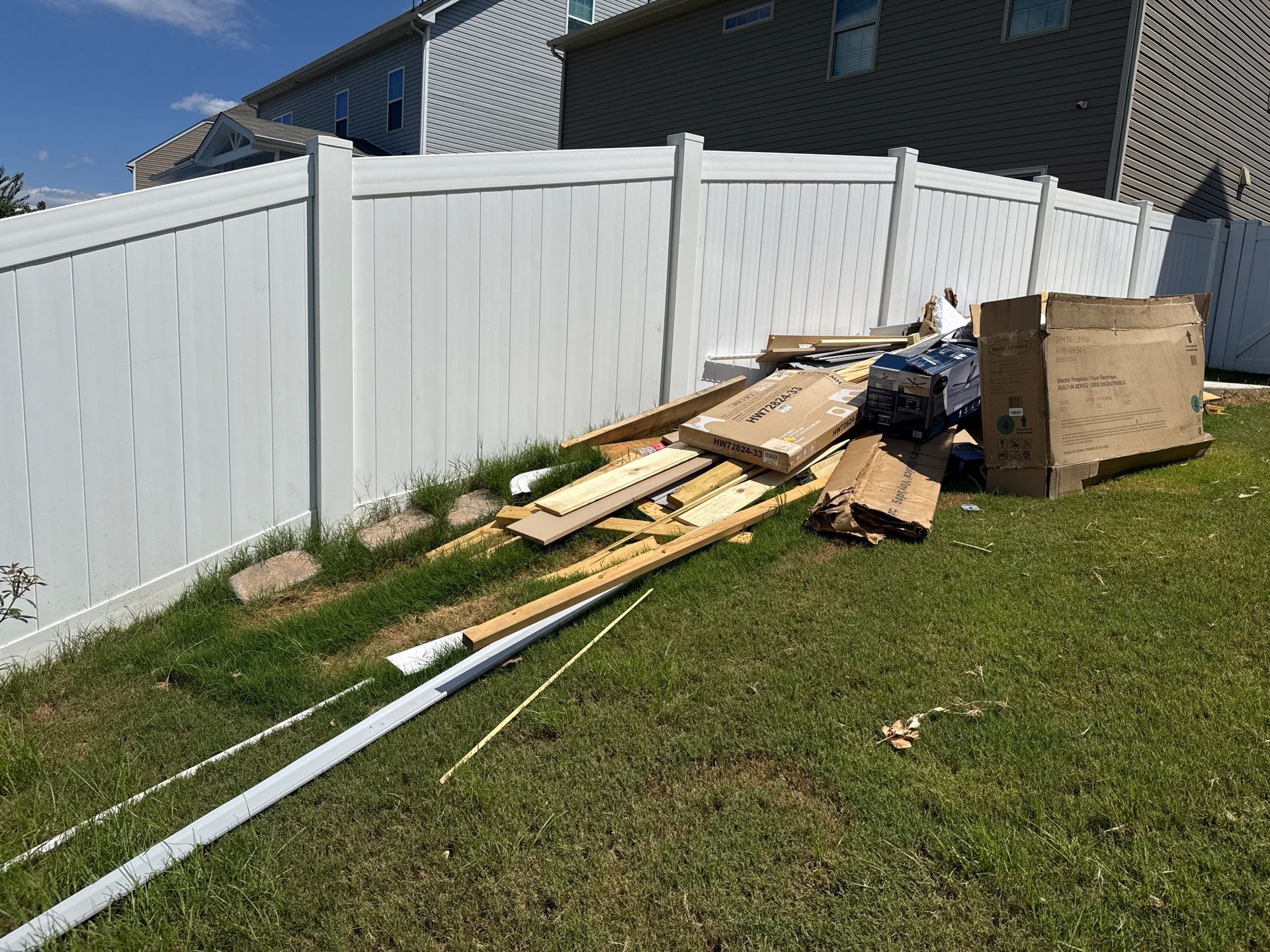 Project in Lancaster by Badger Hauling