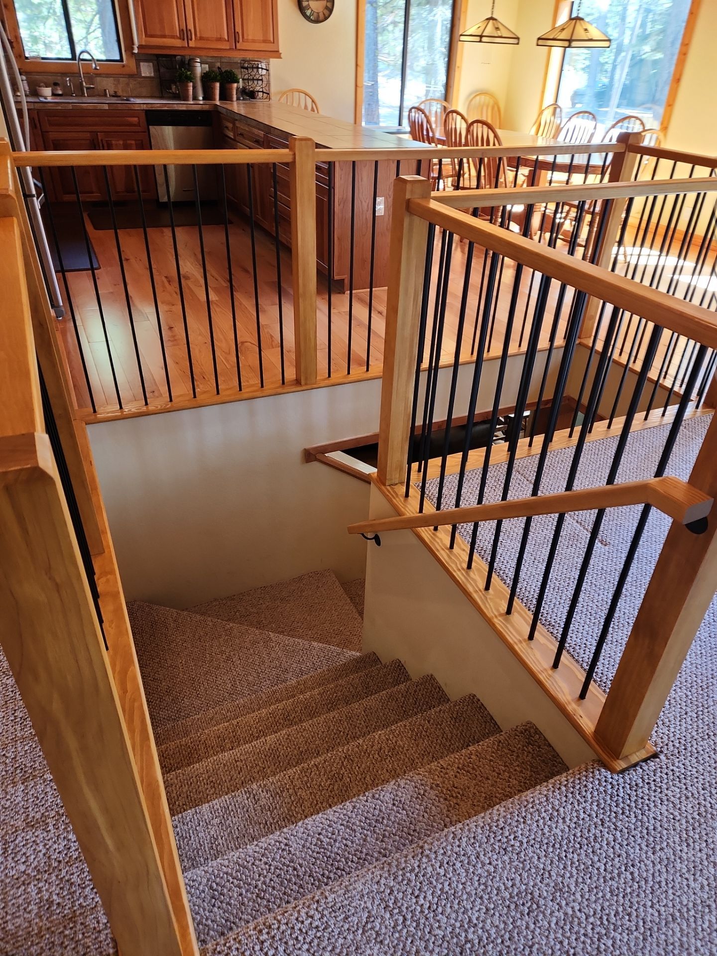 Interior Railing by The Tahoe Tradesman
