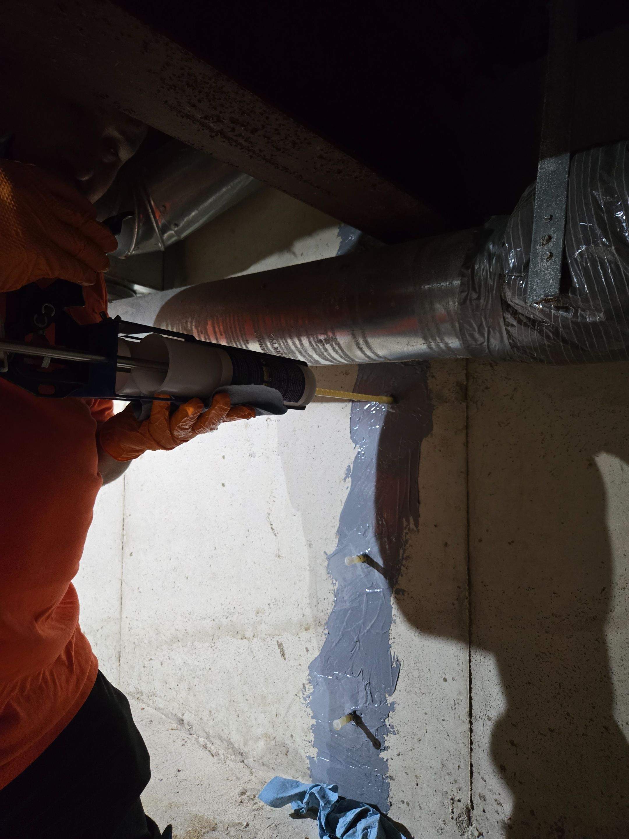 Non-Structural Crawlspace Foundation Crack Injection by Allied Water Services