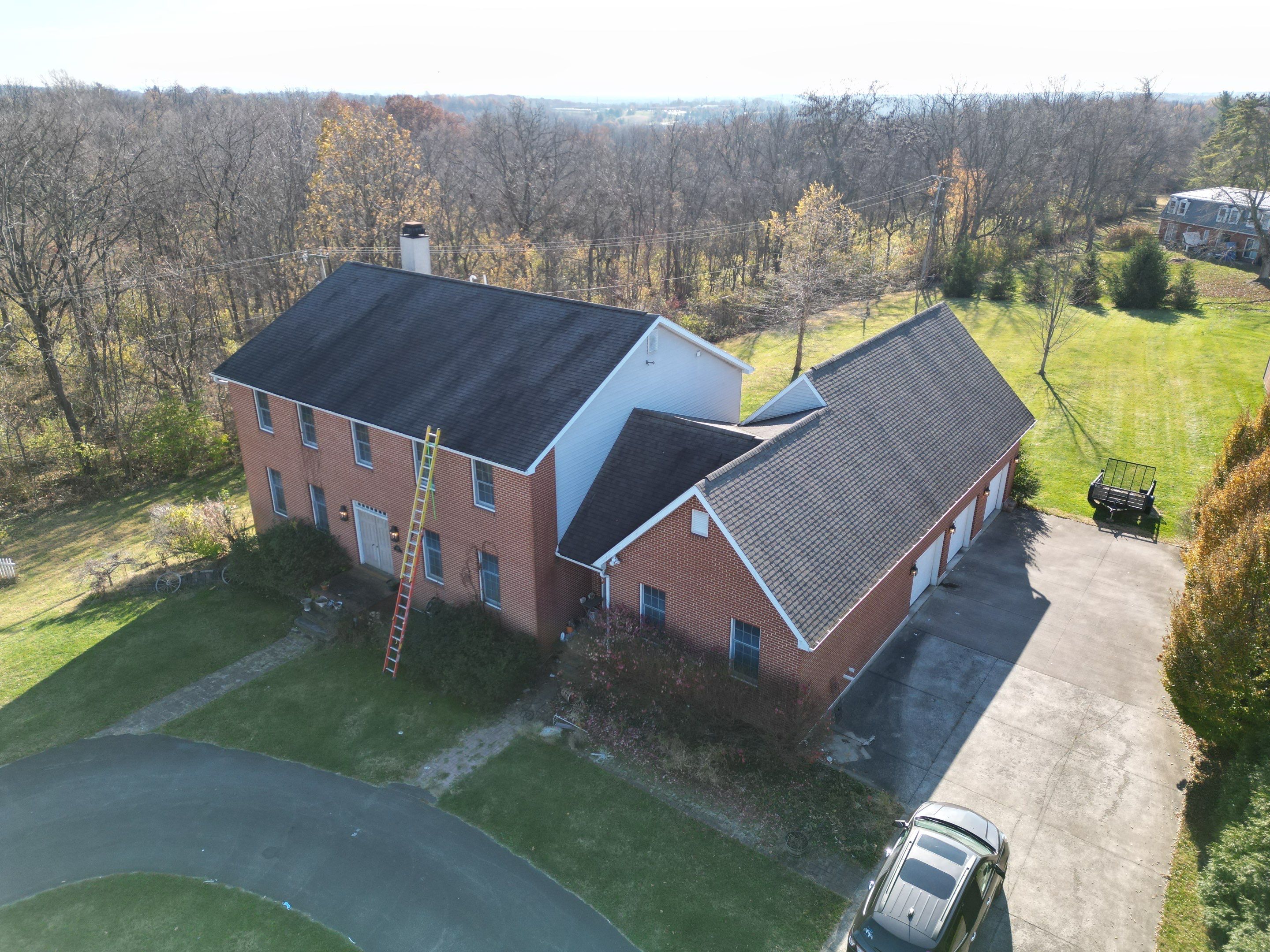 Residential Roofing Installation using Performance Panel Metal - Frost Black by RoofX 