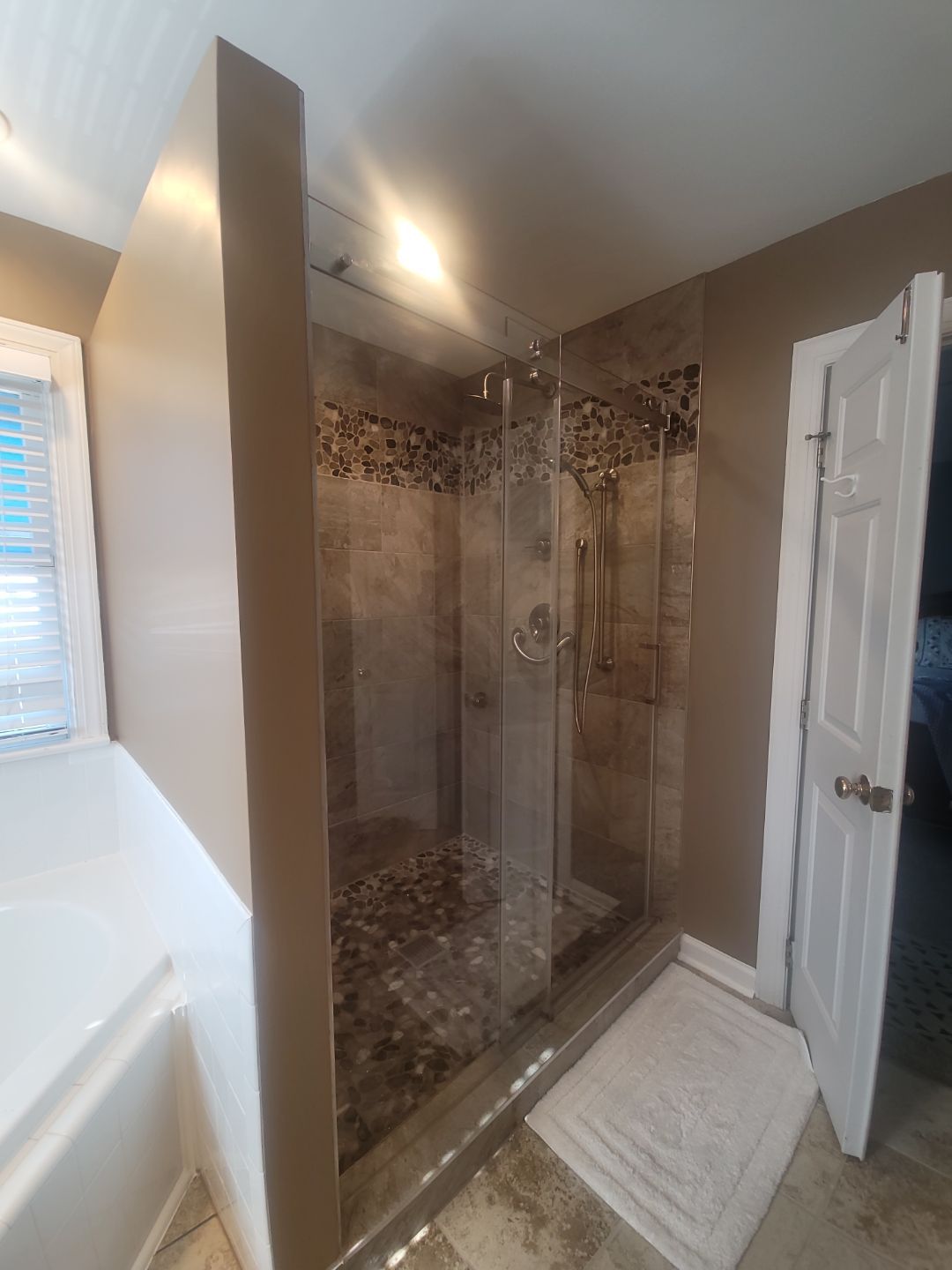 Holly Springs Stunning Shower Remodel by Elite Remodeling and Design LLC