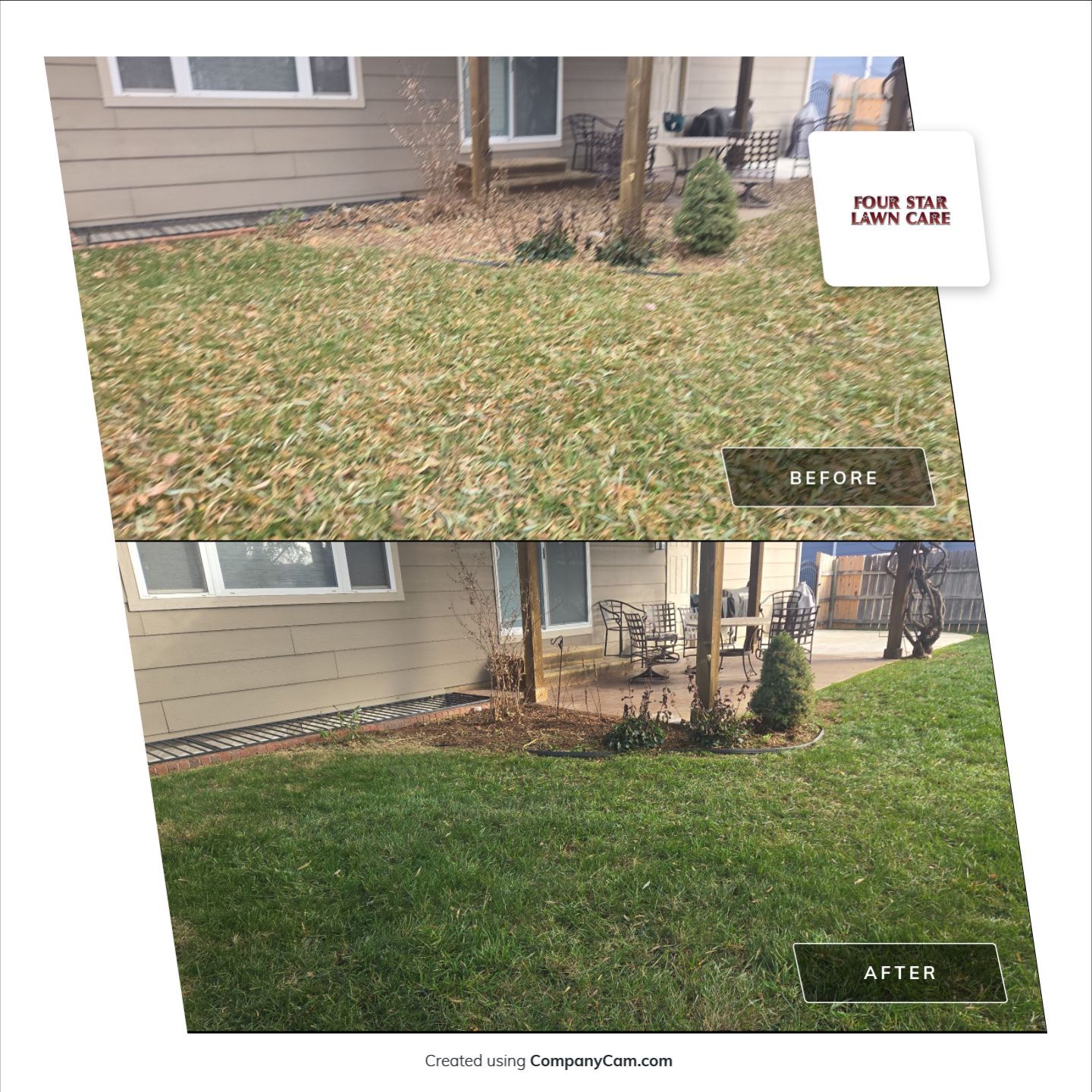 Project in Augusta by Four Star Lawn Care