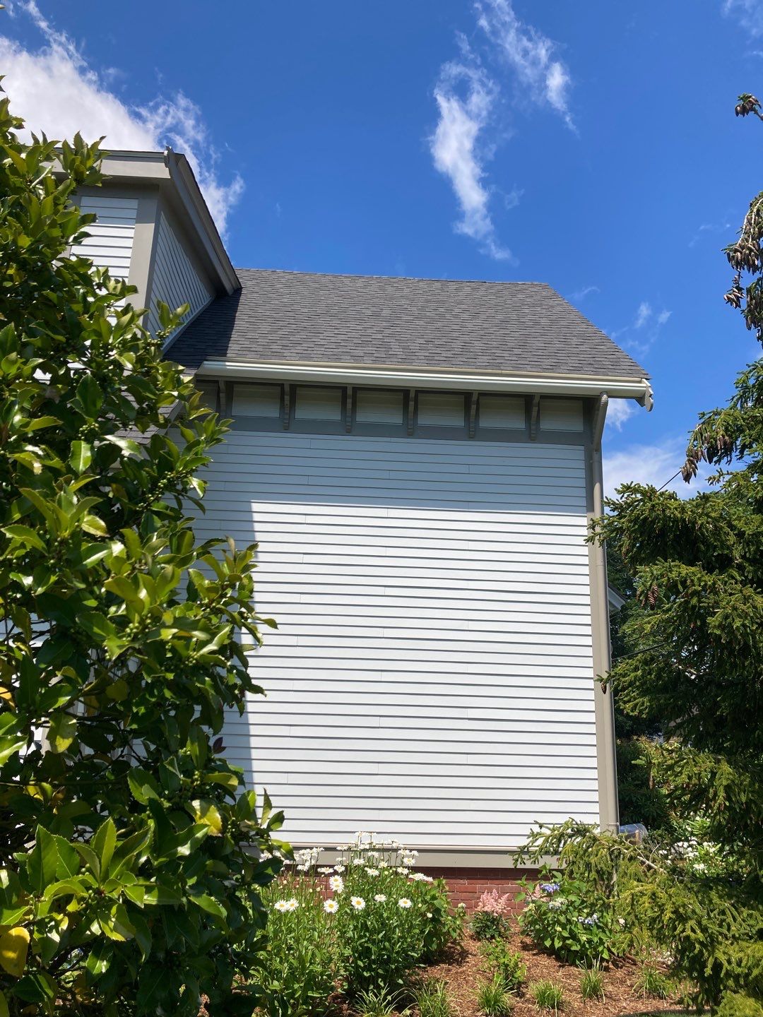 Sandwich, MA Gutter Installation using 4x5 FiberGlass Gutter by Gutter Pro Enterprises