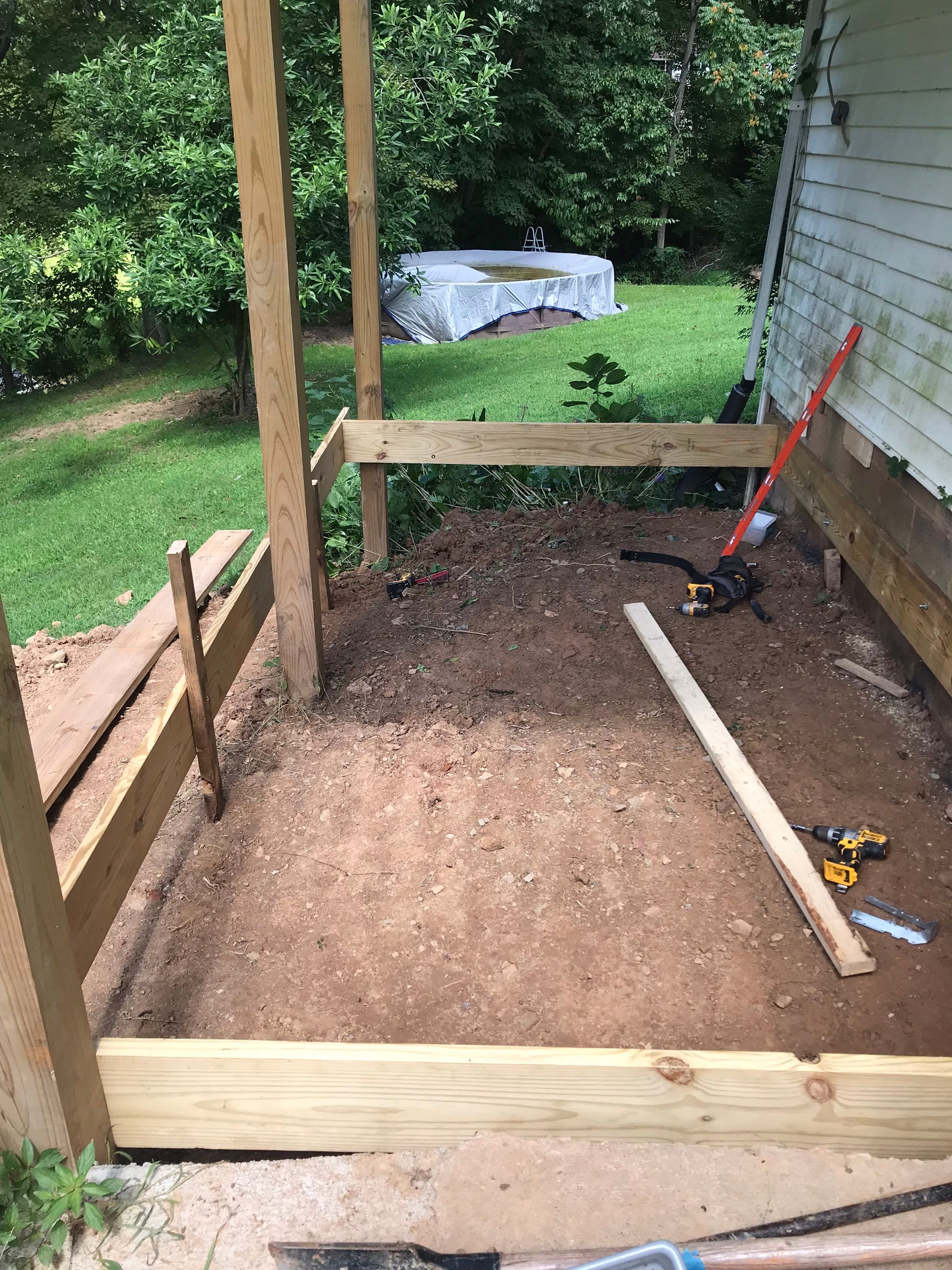 Deck Installation using Pressure Treated Lumber by Secure Construction Company Inc