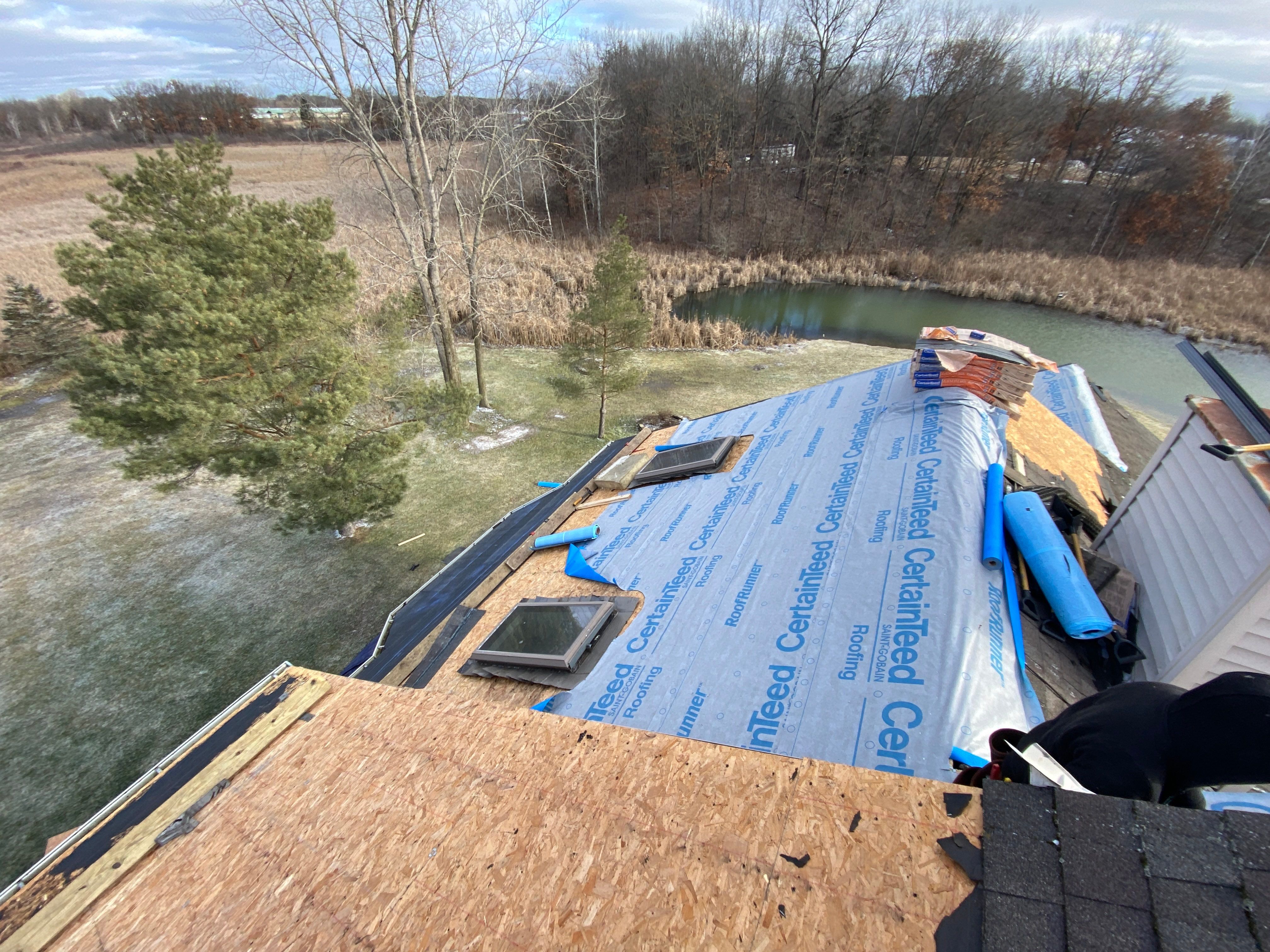 Roof Replacement using CertainTeed Landmark Pro by 180 Contractors