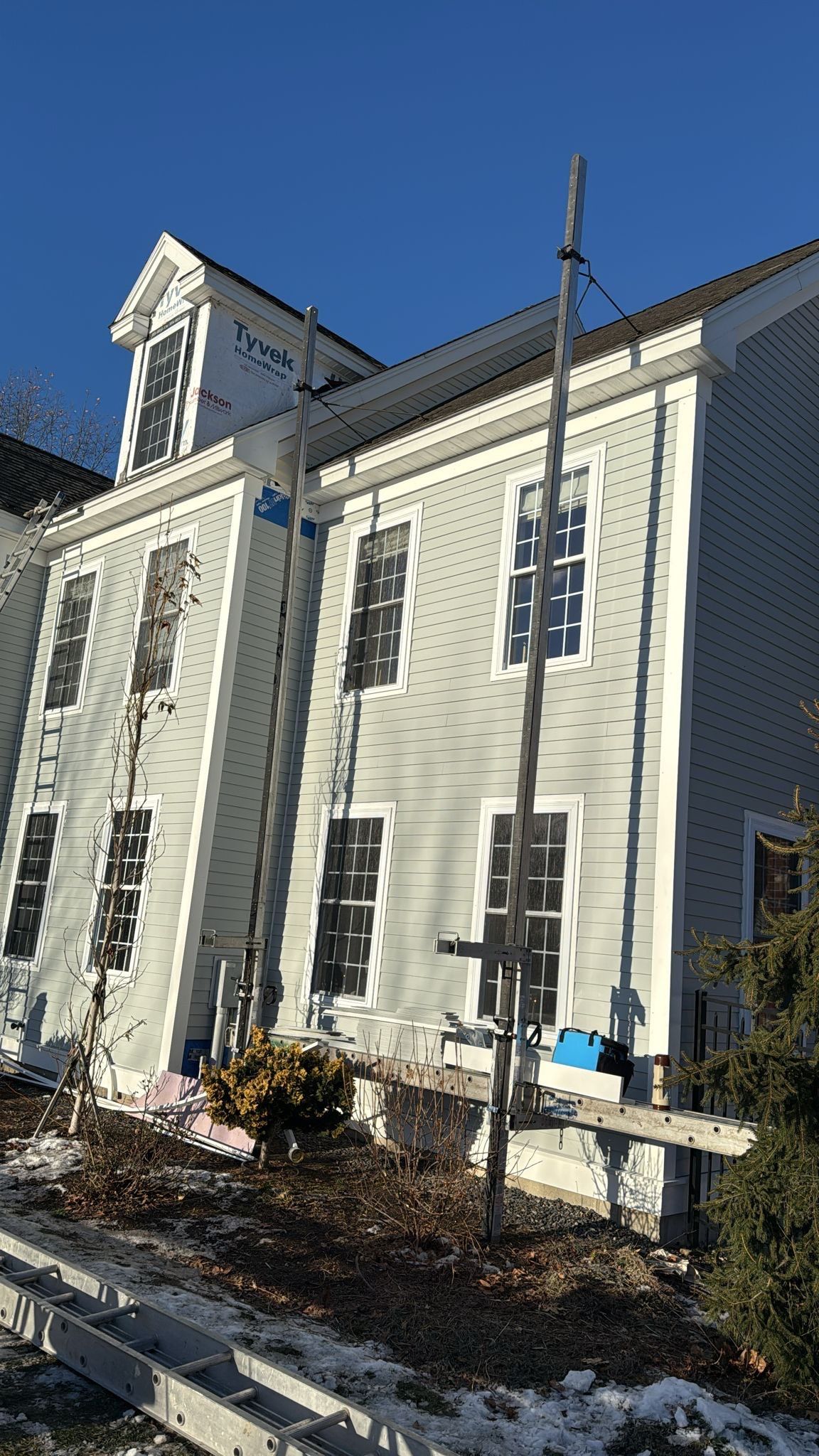 Complete Home Renovation with James Hardie® Clapboard & Shake Siding and Custom PVC Trim by Sensible Home Solutions