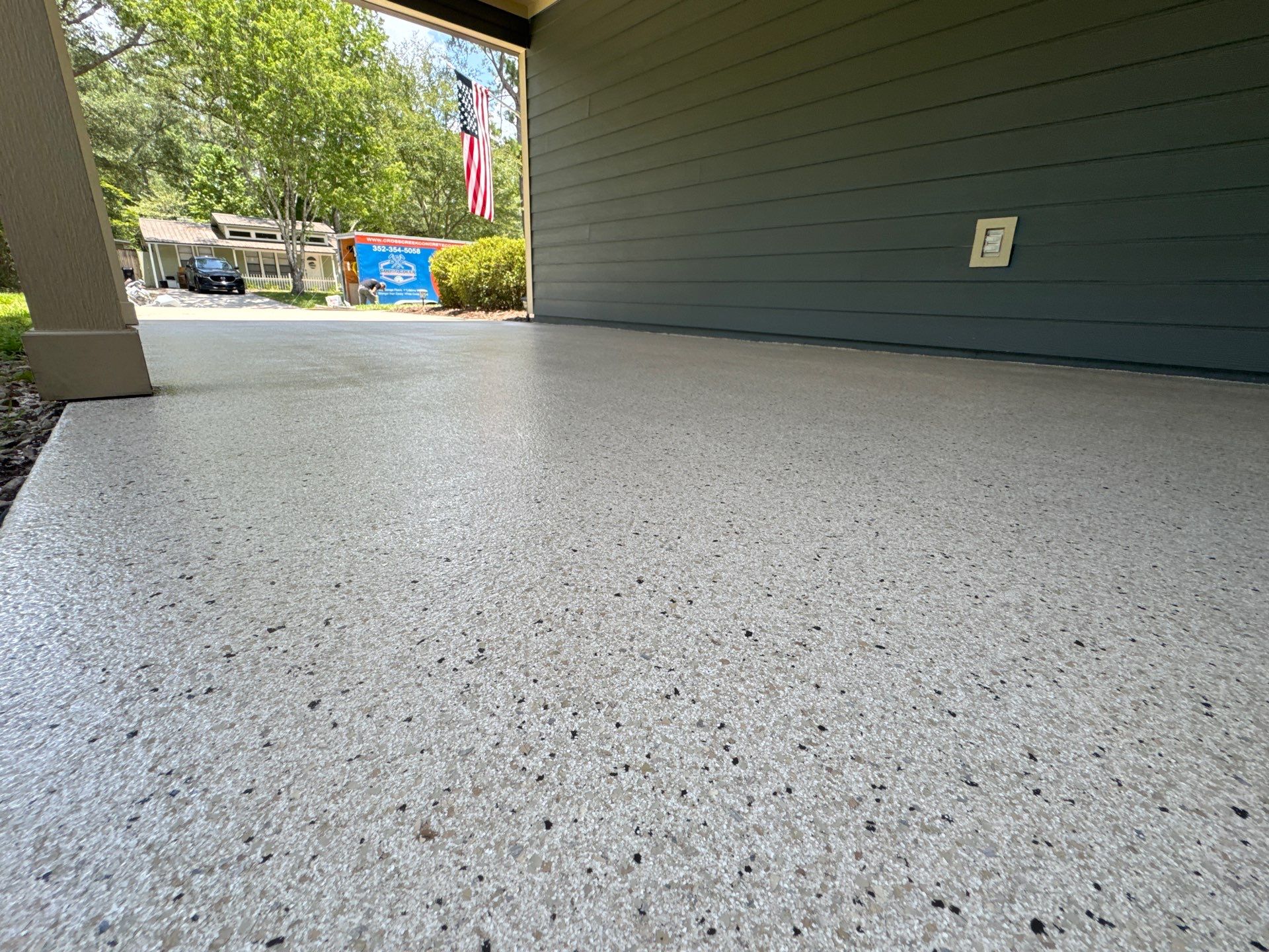 Porch and Carport Project in Gainesville, FL in Hybrid Plataeu by Cross Creek Concrete Coatings