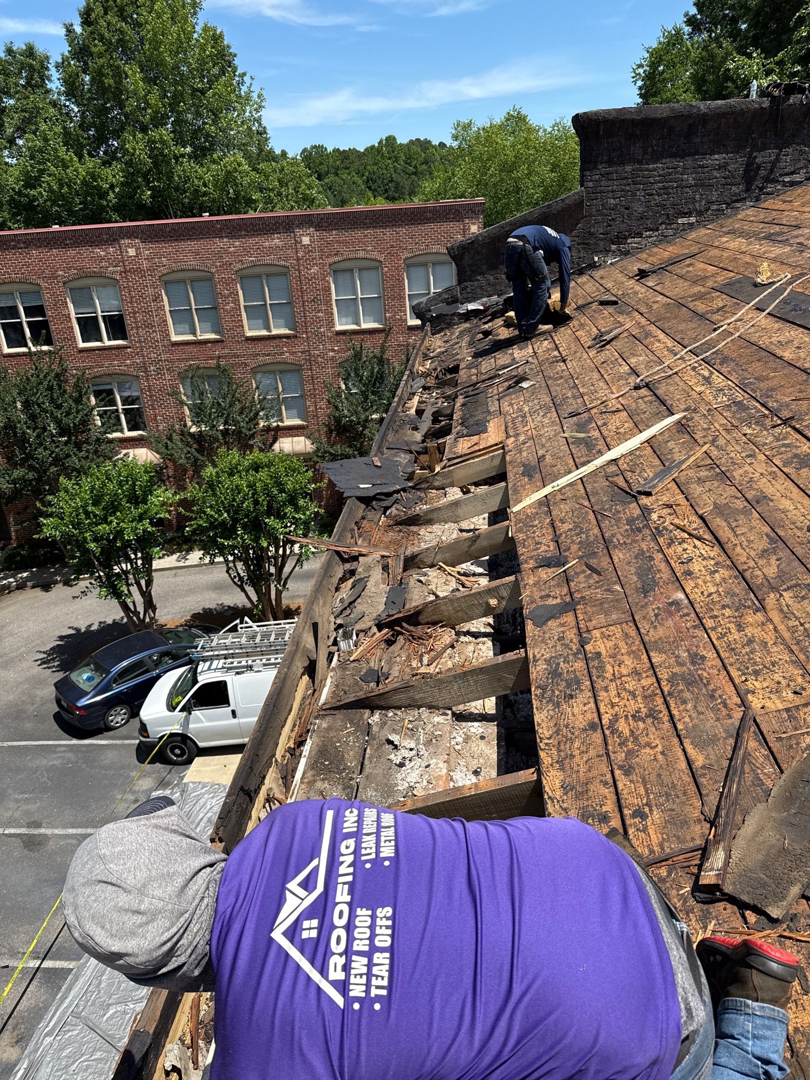 Roof Replacement - 24 Gauge Galvalume - Historic Building  by Pro Performance Roofing