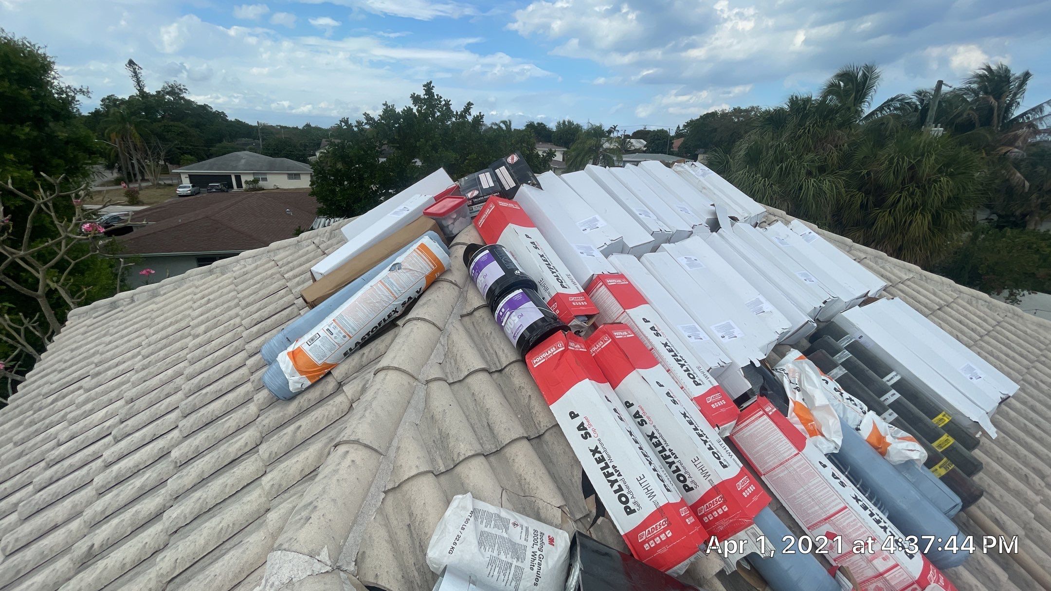 Residential Roofing Installation using 1" Nail strip metal roof by BLUES BROTHERS ROOFING