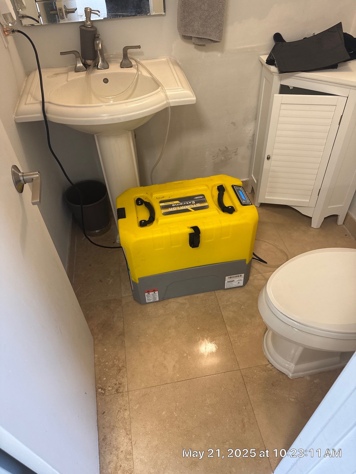 Water Damage using Drying Equipment by SuperClean 