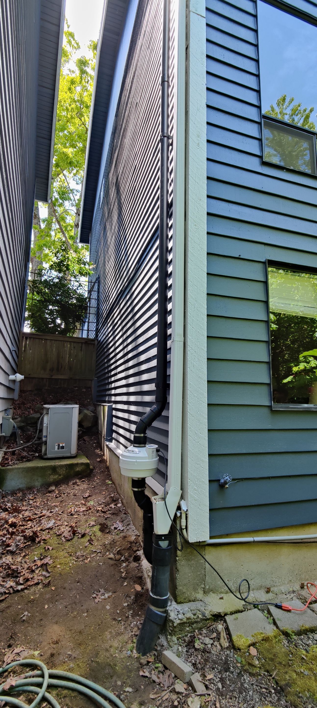 Outside Lateral Radon System by JustRadon.Com