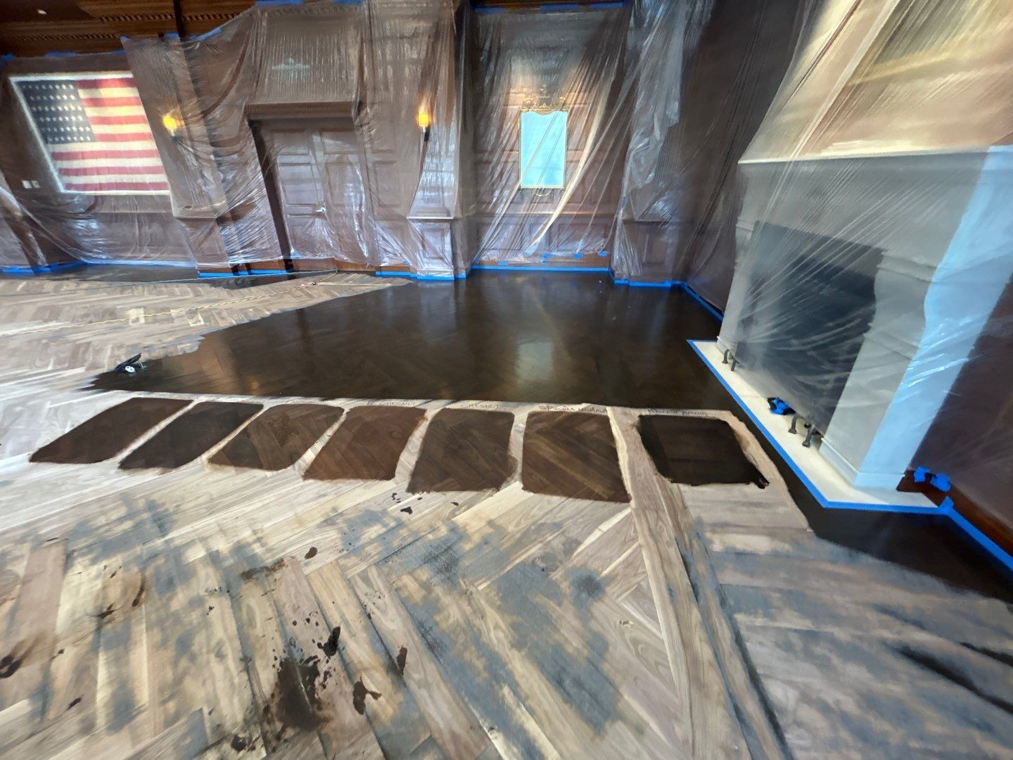 Patriotic Boys' School Refinish  by Footprints Floors of Nashville